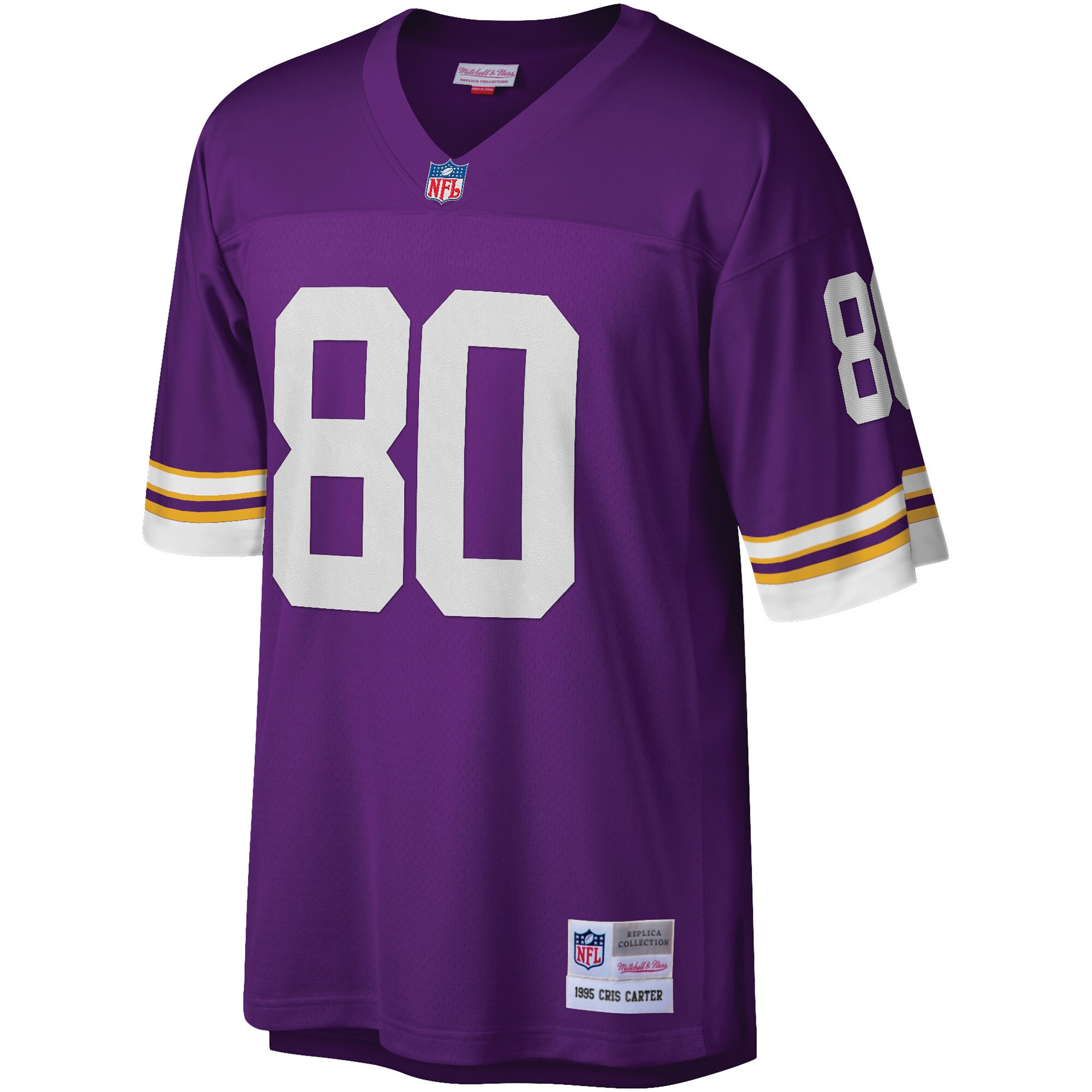 Cris Carter Minnesota Vikings Mitchell & Ness Legacy Replica Jersey – Purple Clowdercats
