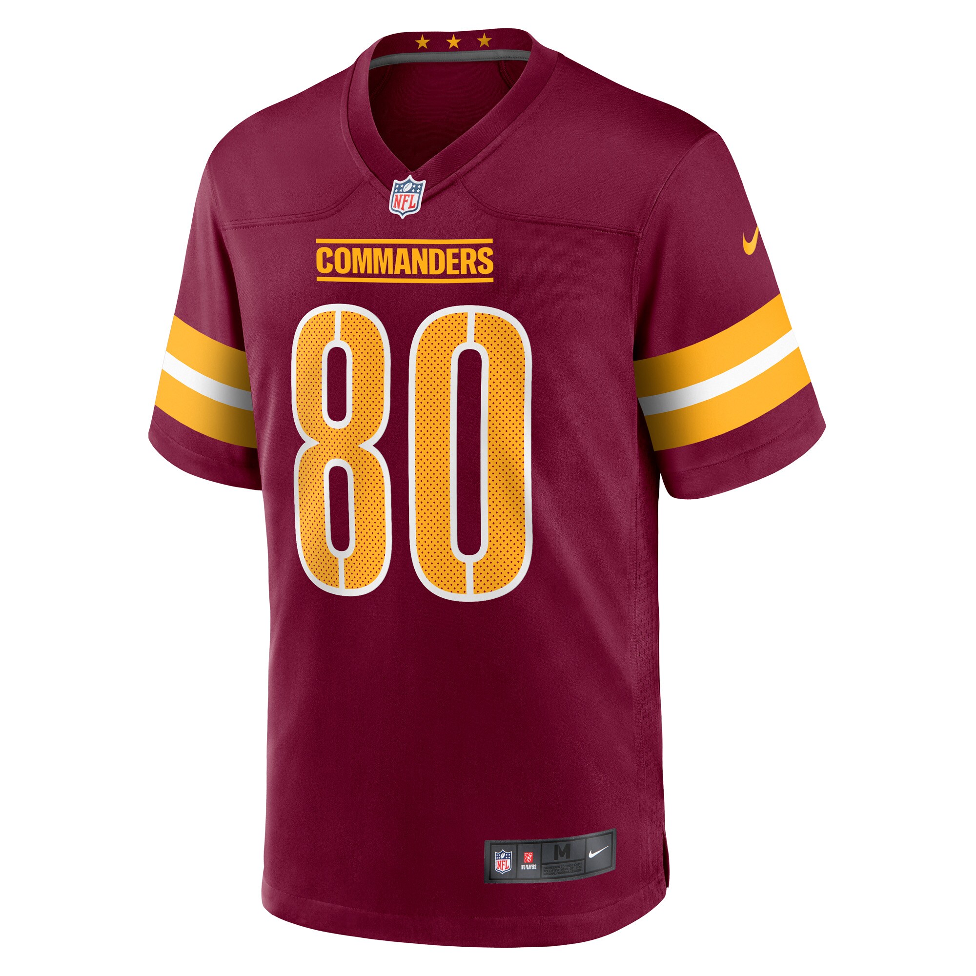 Curtis Hodges Washington Commanders Nike Game Player Jersey – Burgundy Clowdercats