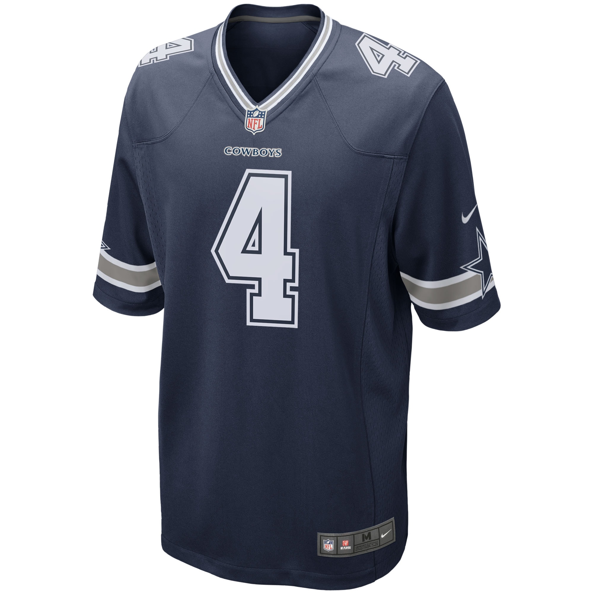 Dak Prescott Dallas Cowboys Nike Game Team Jersey – Navy Clowdercats