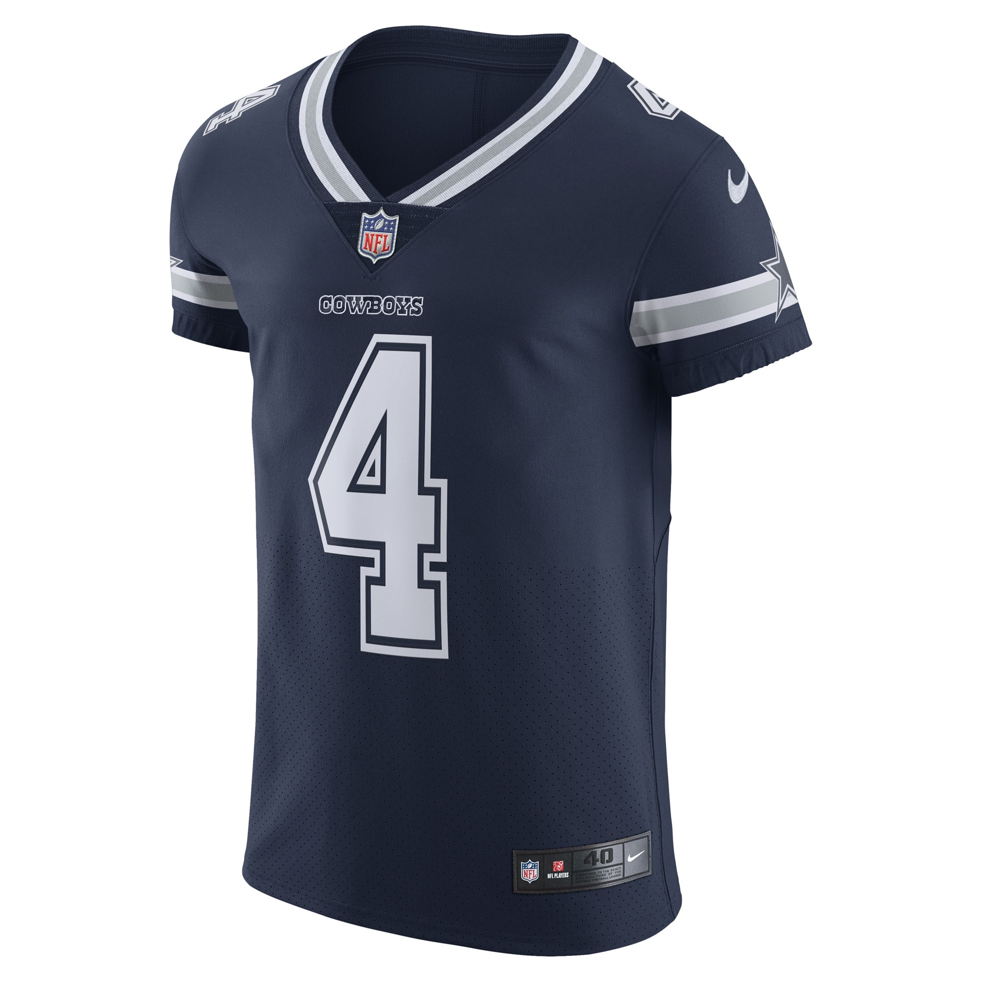 Dak Prescott Dallas Cowboys Nike Vapor Elite Player Team Jersey – Navy Clowdercats