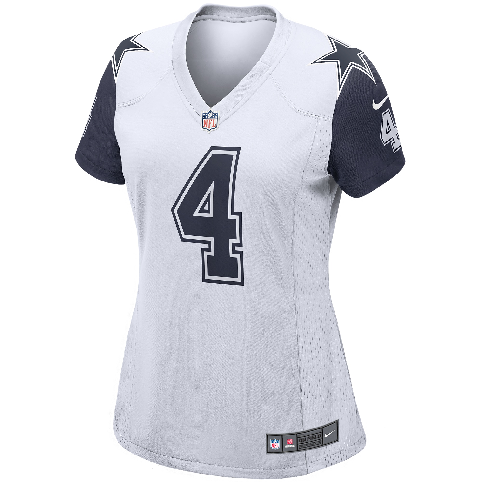 Dak Prescott Dallas Cowboys Nike Women’s Alternate Game Jersey – White Clowdercats