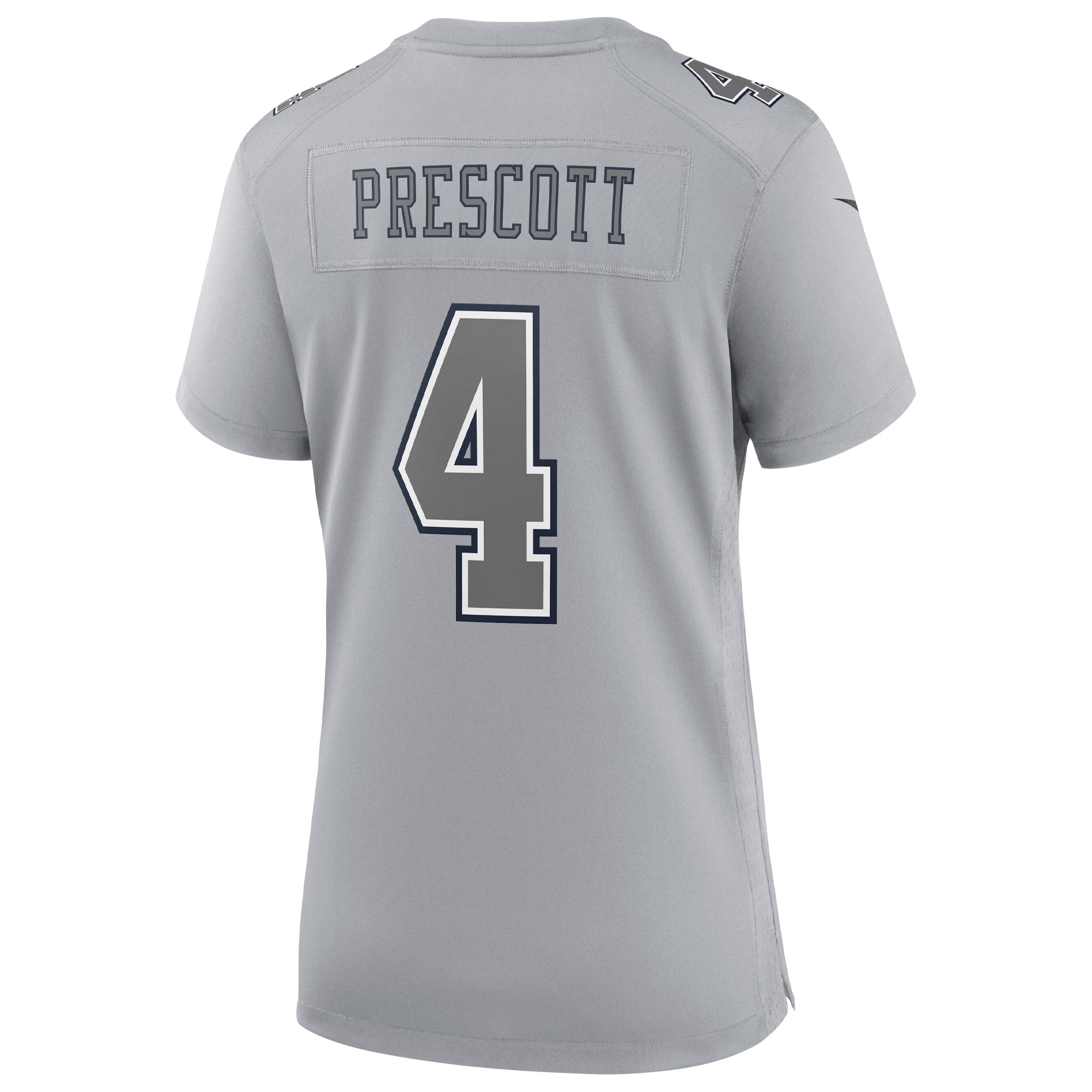 Dak Prescott Dallas Cowboys Nike Women’s Atmosphere Fashion Game Jersey – Gray Clowdercats