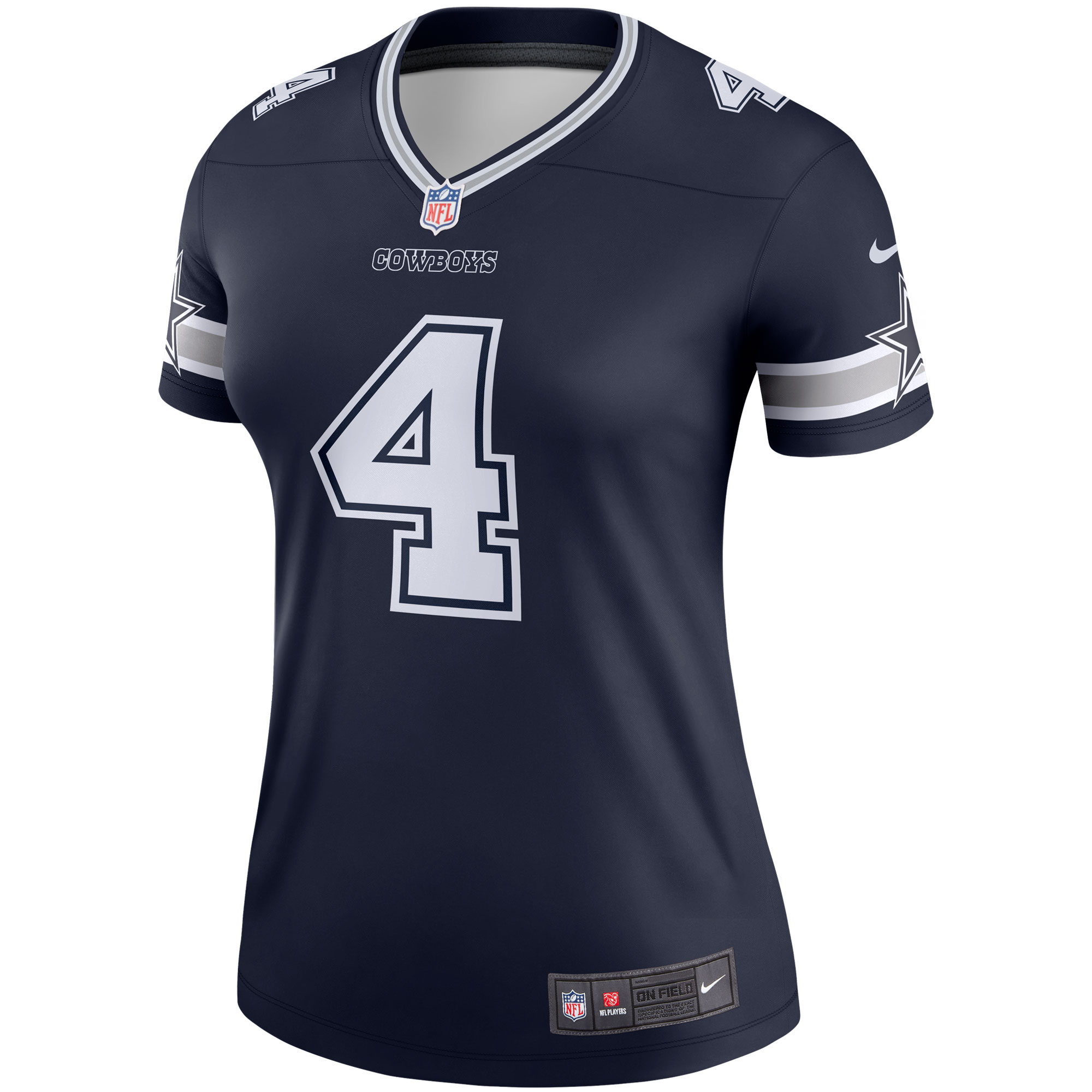 Dak Prescott Dallas Cowboys Nike Women’s Legend Player Performance Top – Navy Clowdercats