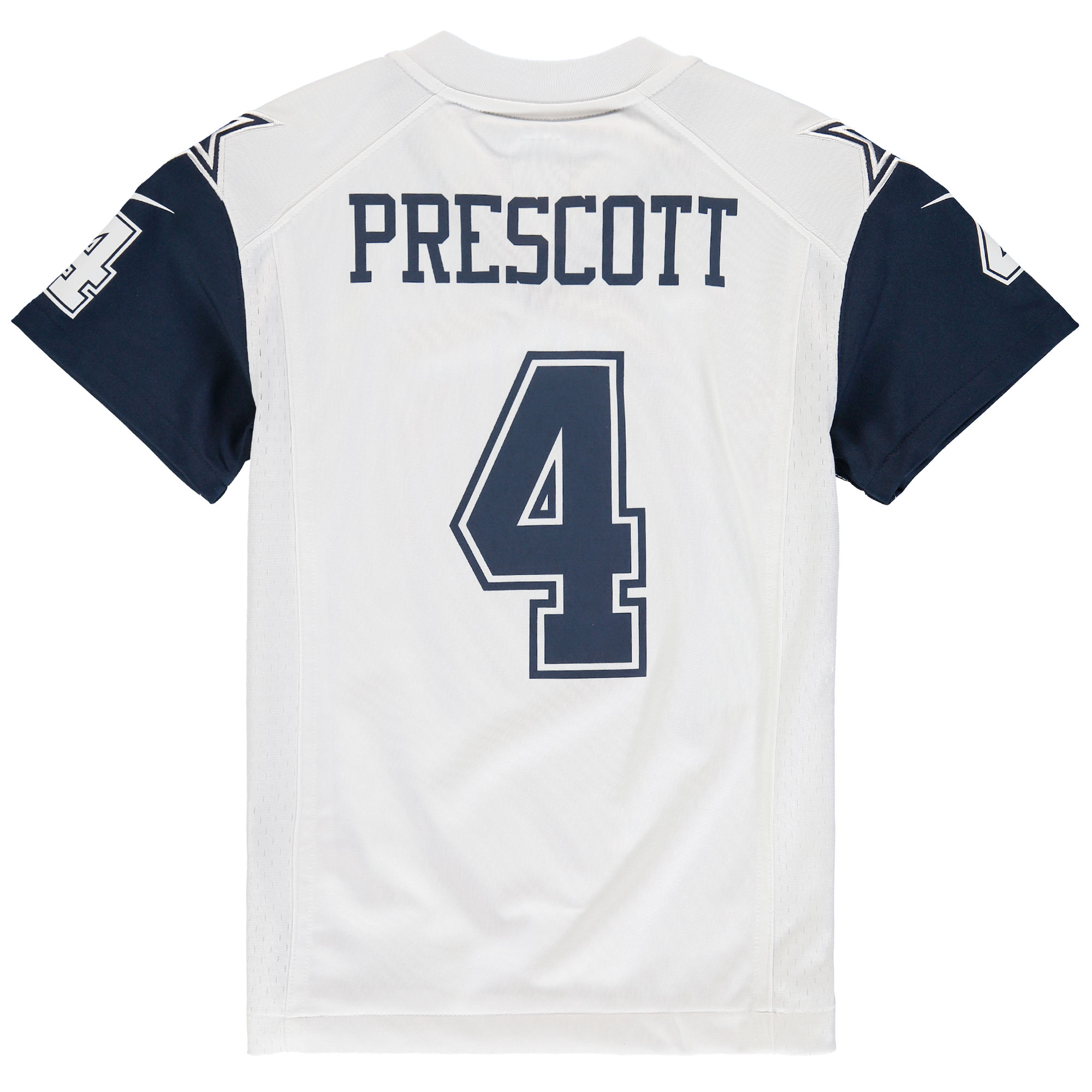 Dak Prescott Dallas Cowboys Nike Youth Color Rush Game Jersey – White Clowdercats
