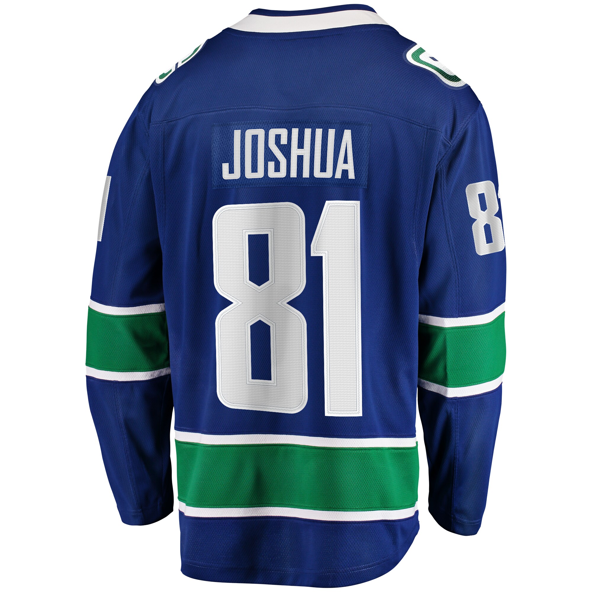 Dakota Joshua Vancouver Canucks Fanatics Home Premier Breakaway Player Jersey – Blue Clowdercats