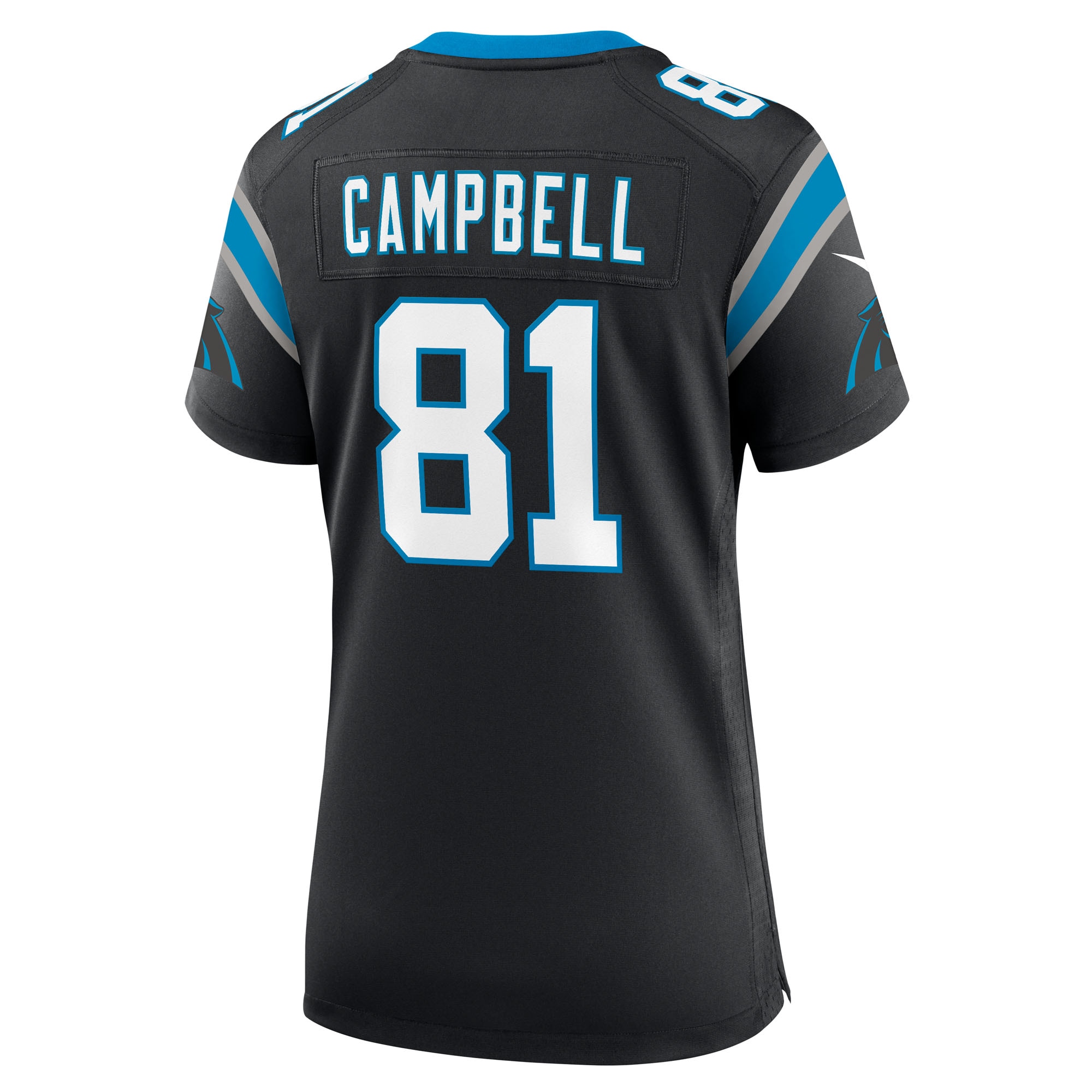 Dalevon Campbell Carolina Panthers Nike Women’s Team Game Jersey – Black Clowdercats