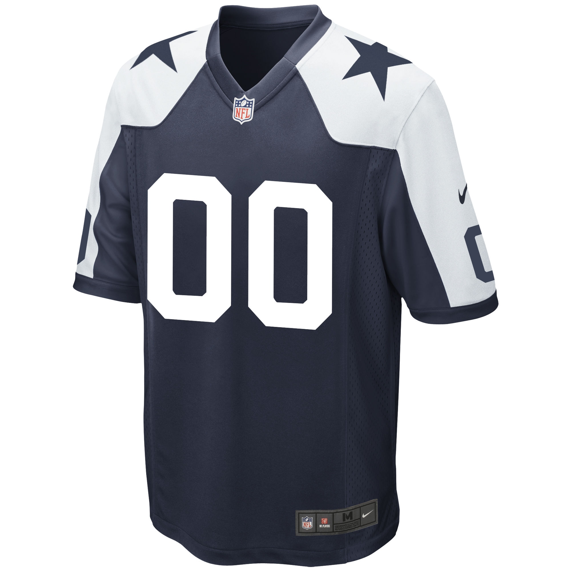 Dallas Cowboys Nike Alternate Custom Game Jersey – Navy Clowdercats