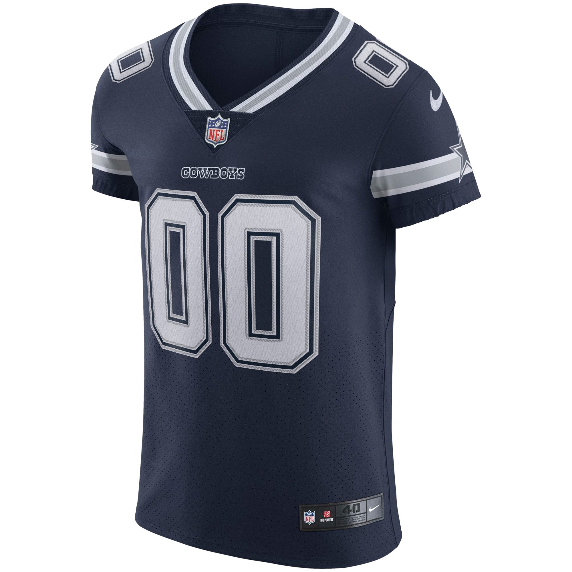 Dallas Cowboys Nike Vapor Elite Custom Jersey – Navy Clowdercats