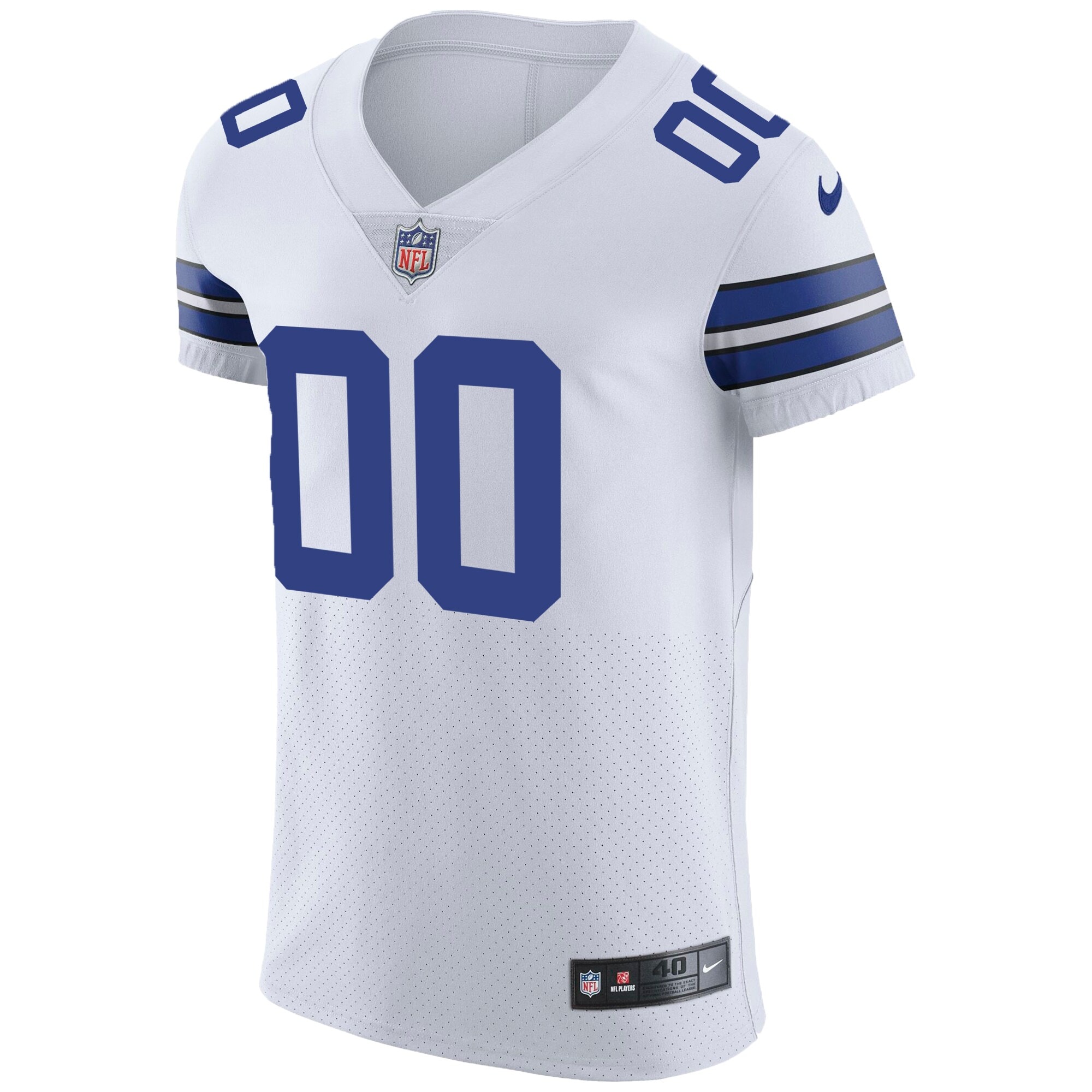 Dallas Cowboys Nike Vapor Untouchable Custom Elite Jersey – White Clowdercats