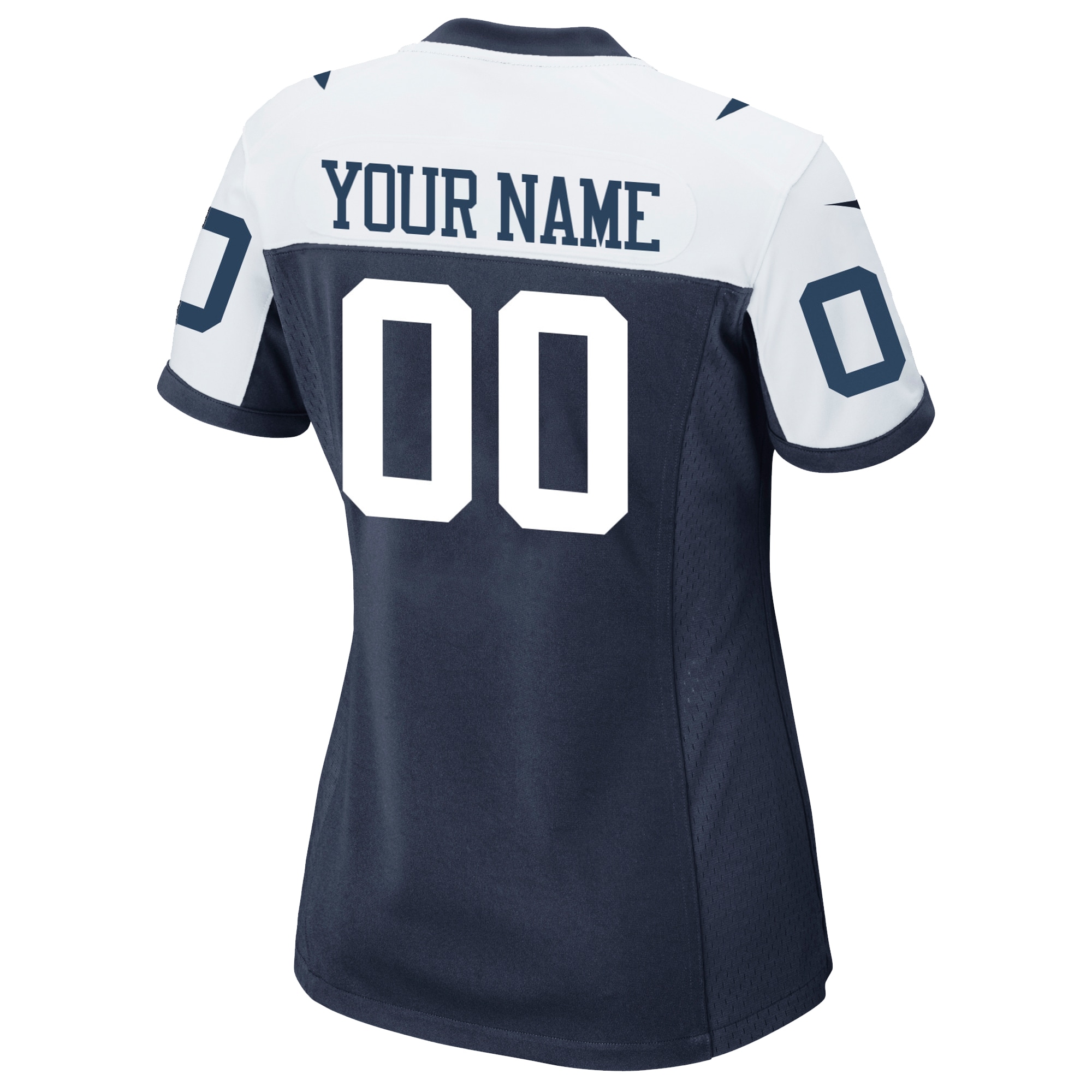 Dallas Cowboys Nike Women’s Alternate Custom Game Jersey – Navy Clowdercats