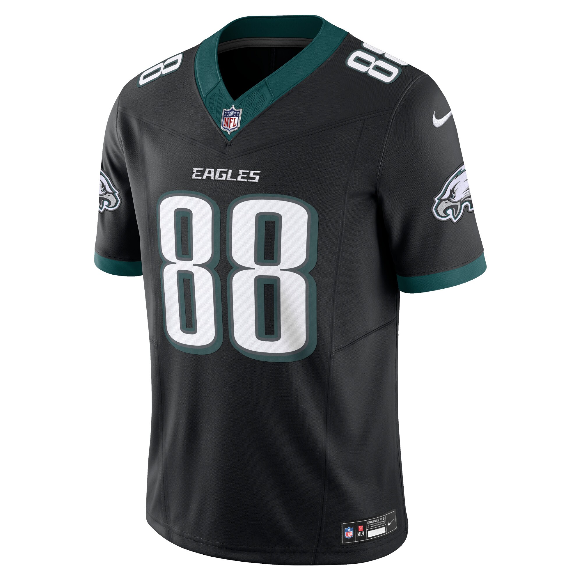Dallas Goedert Philadelphia Eagles Nike Alternate Vapor F.U.S.E. Limited Jersey – Black Clowdercats