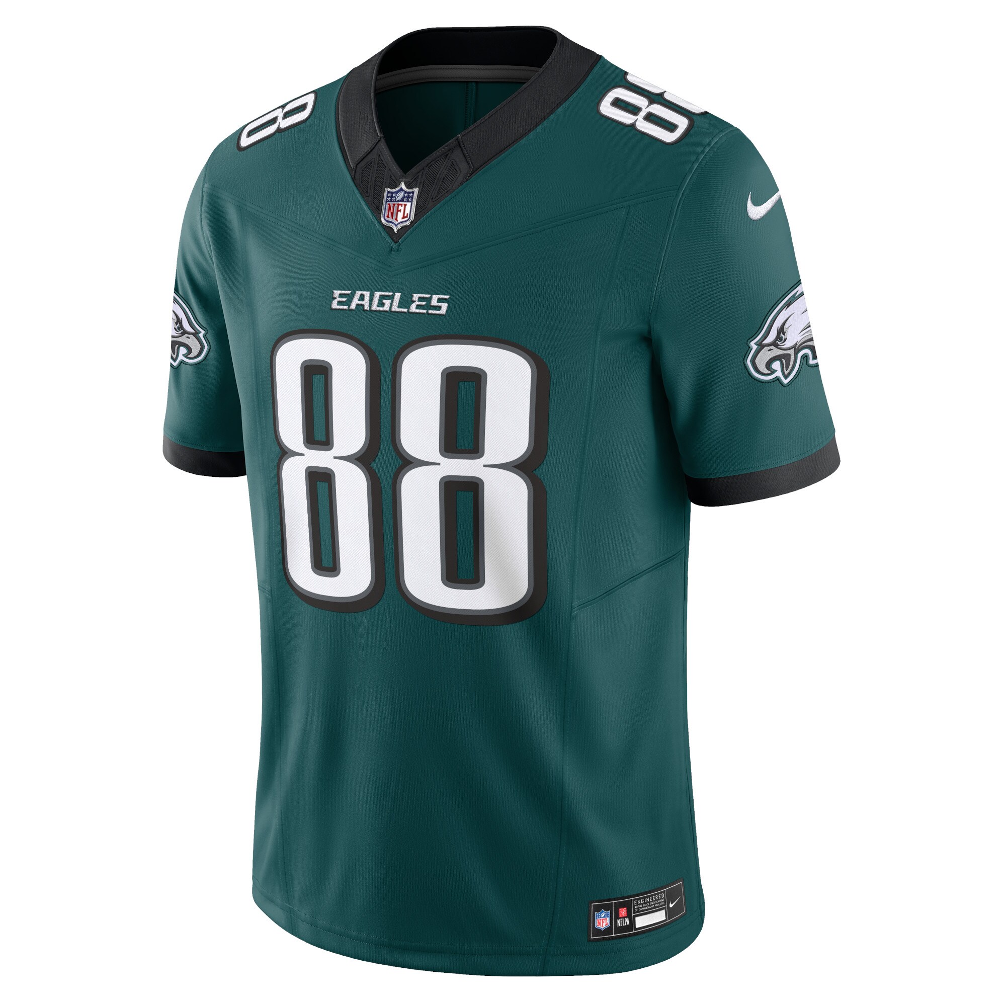Dallas Goedert Philadelphia Eagles Nike Vapor F.U.S.E. Limited Jersey – Midnight Green Clowdercats