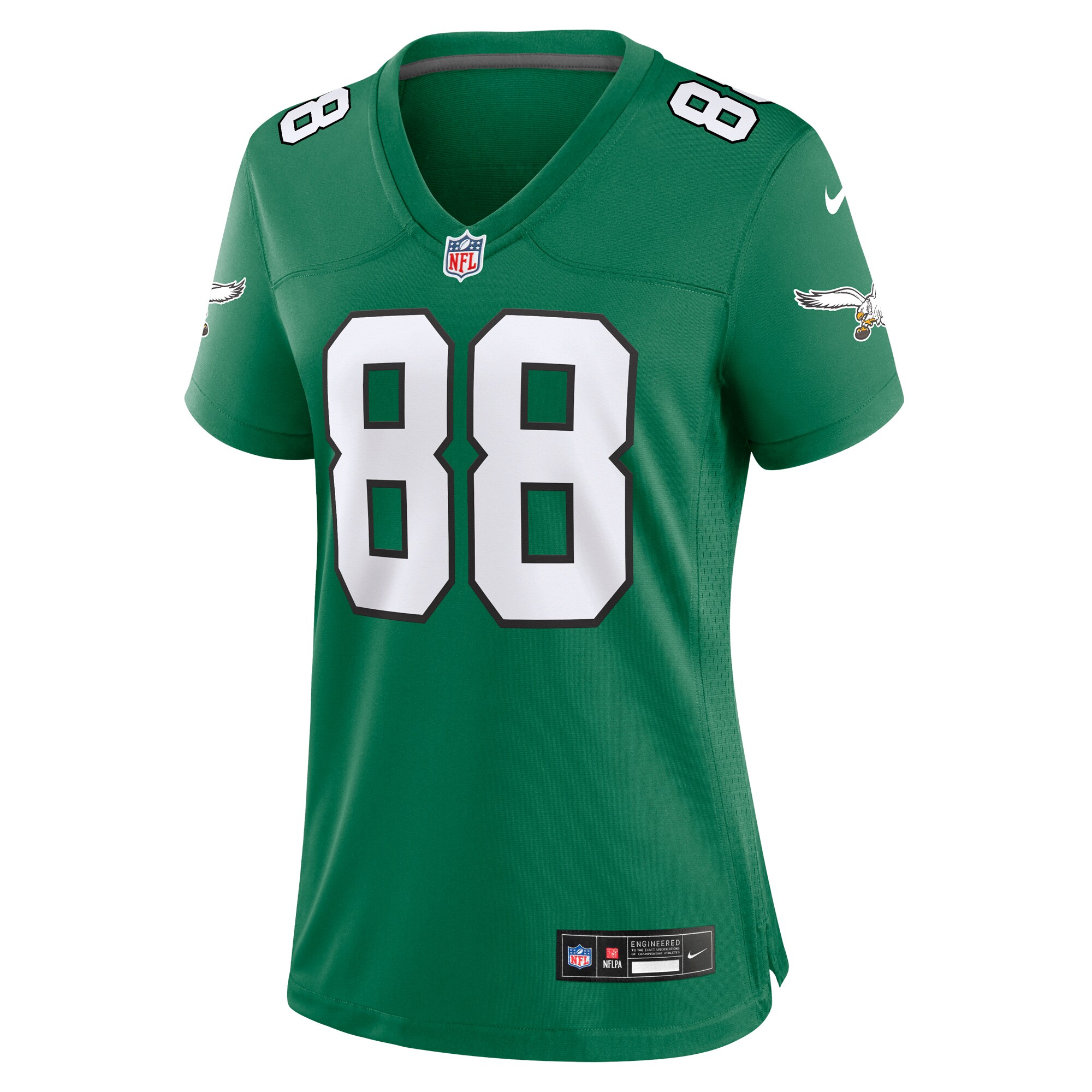 Dallas Goedert Philadelphia Eagles Nike Women’s Alternate Game Jersey – Kelly Green Clowdercats