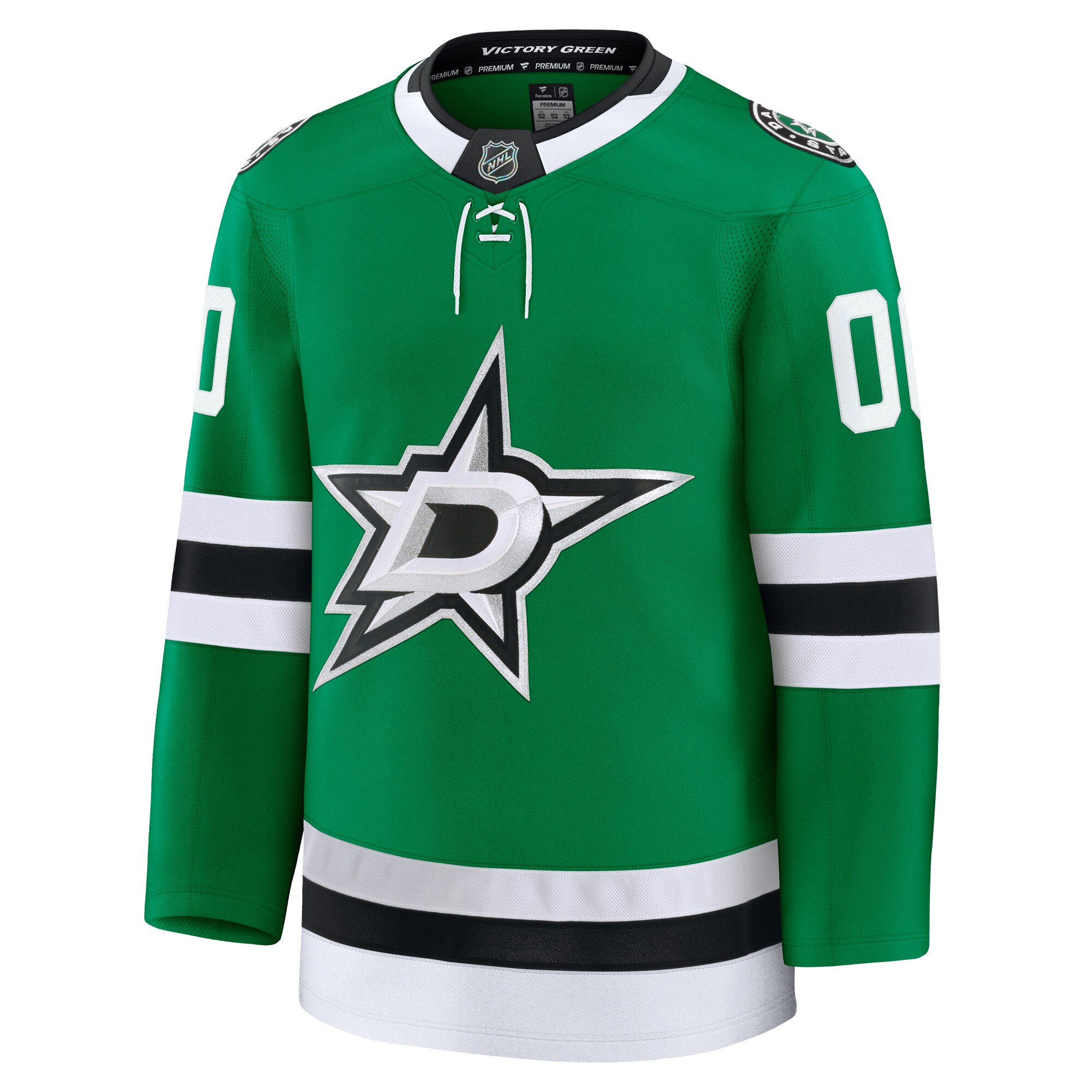 Dallas Stars Fanatics Home Premium Custom Jersey – Kelly Green Clowdercats