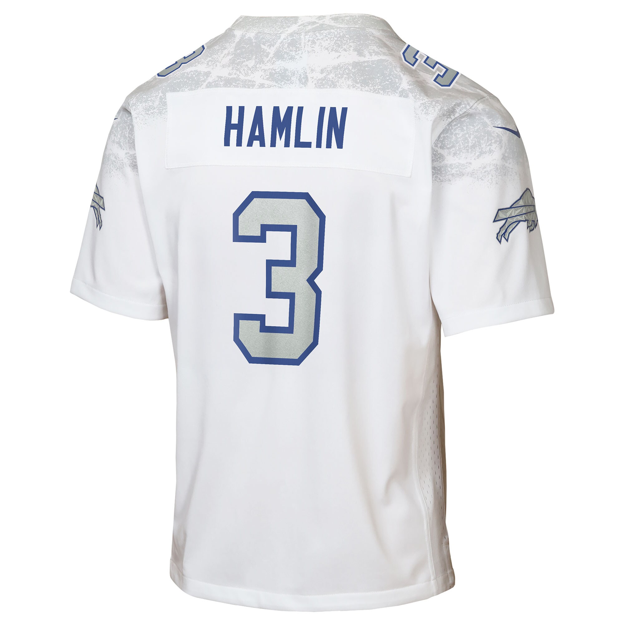 Damar Hamlin Buffalo Bills Nike Youth 2025 Rivalries Collection Game Jersey – White Clowdercats