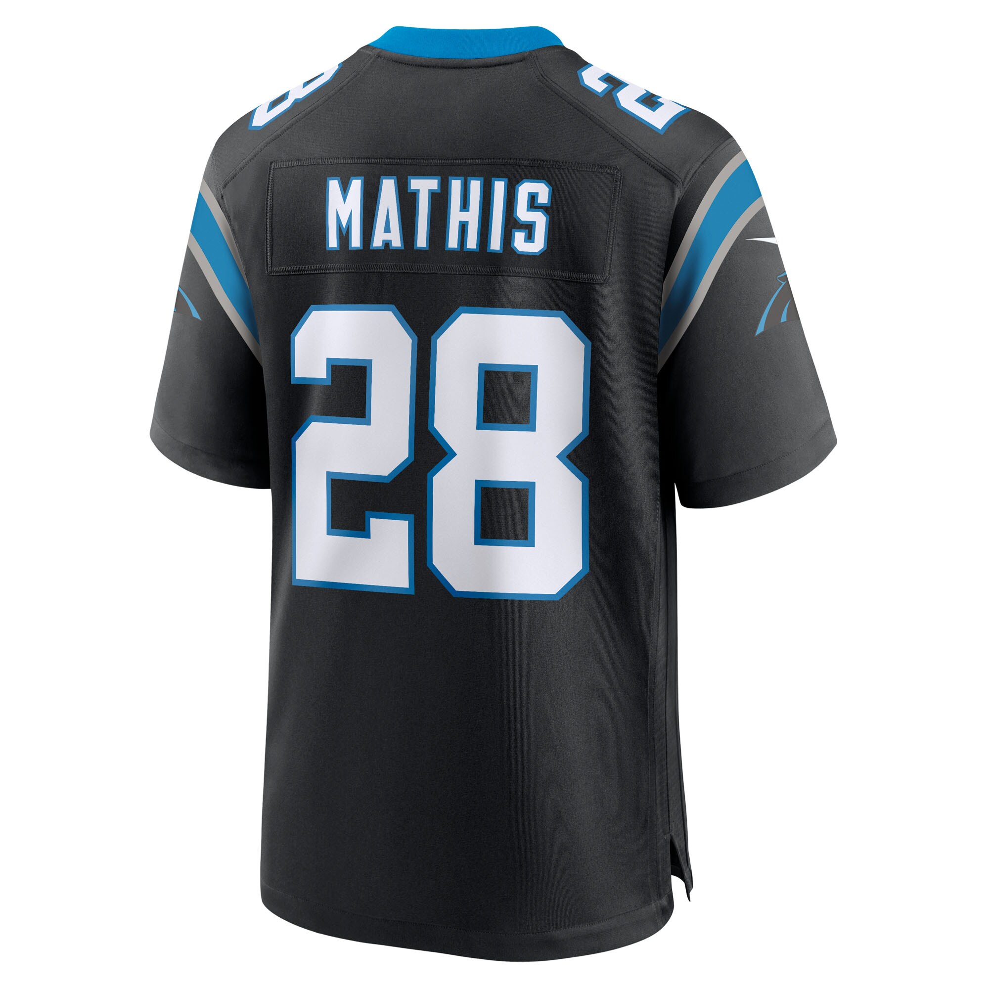 Damarri Mathis Carolina Panthers Nike Team Game Jersey – Black Clowdercats