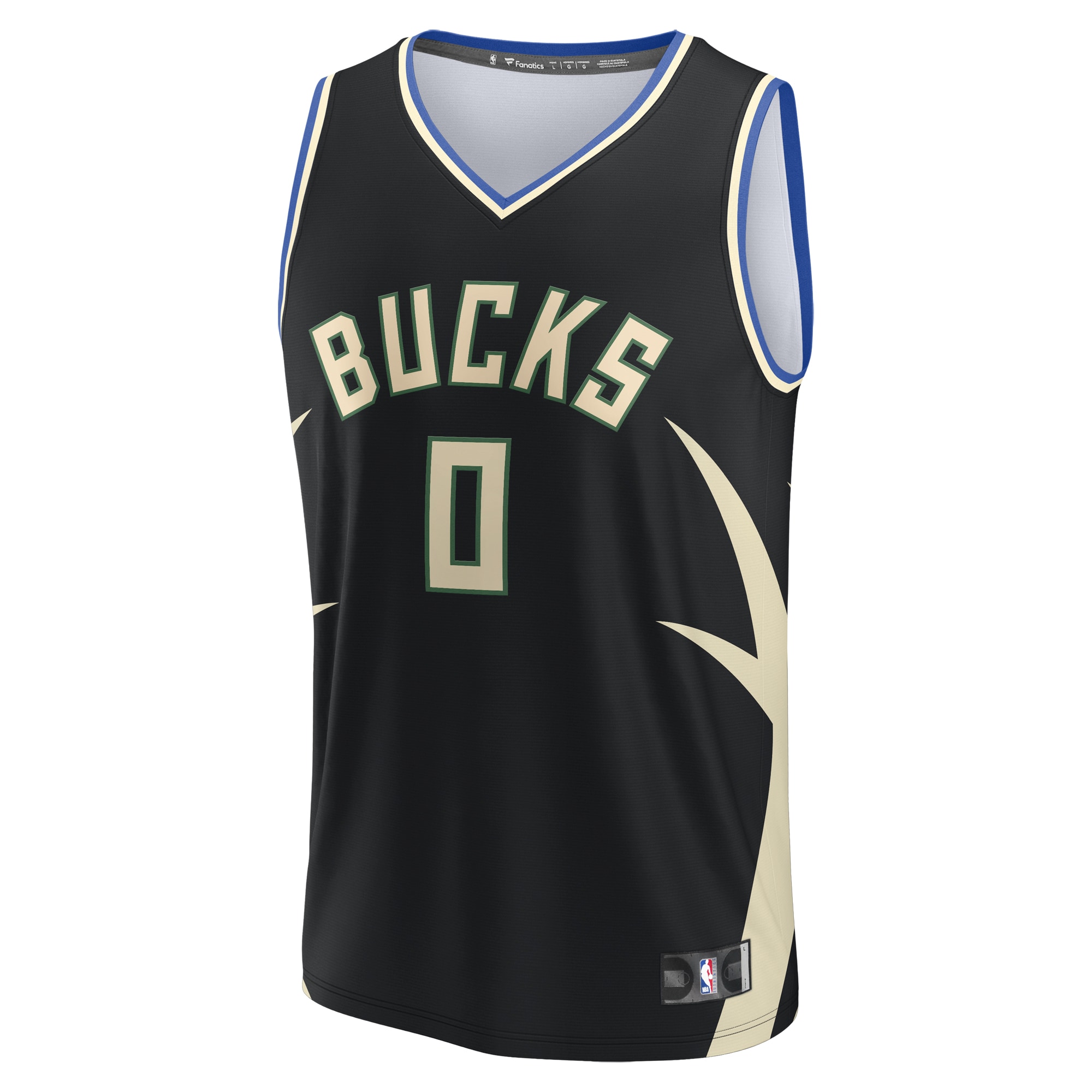 Damian Lillard Milwaukee Bucks Fanatics Men’s Fast Break Player Jersey – Statement Edition – Black Clowdercats