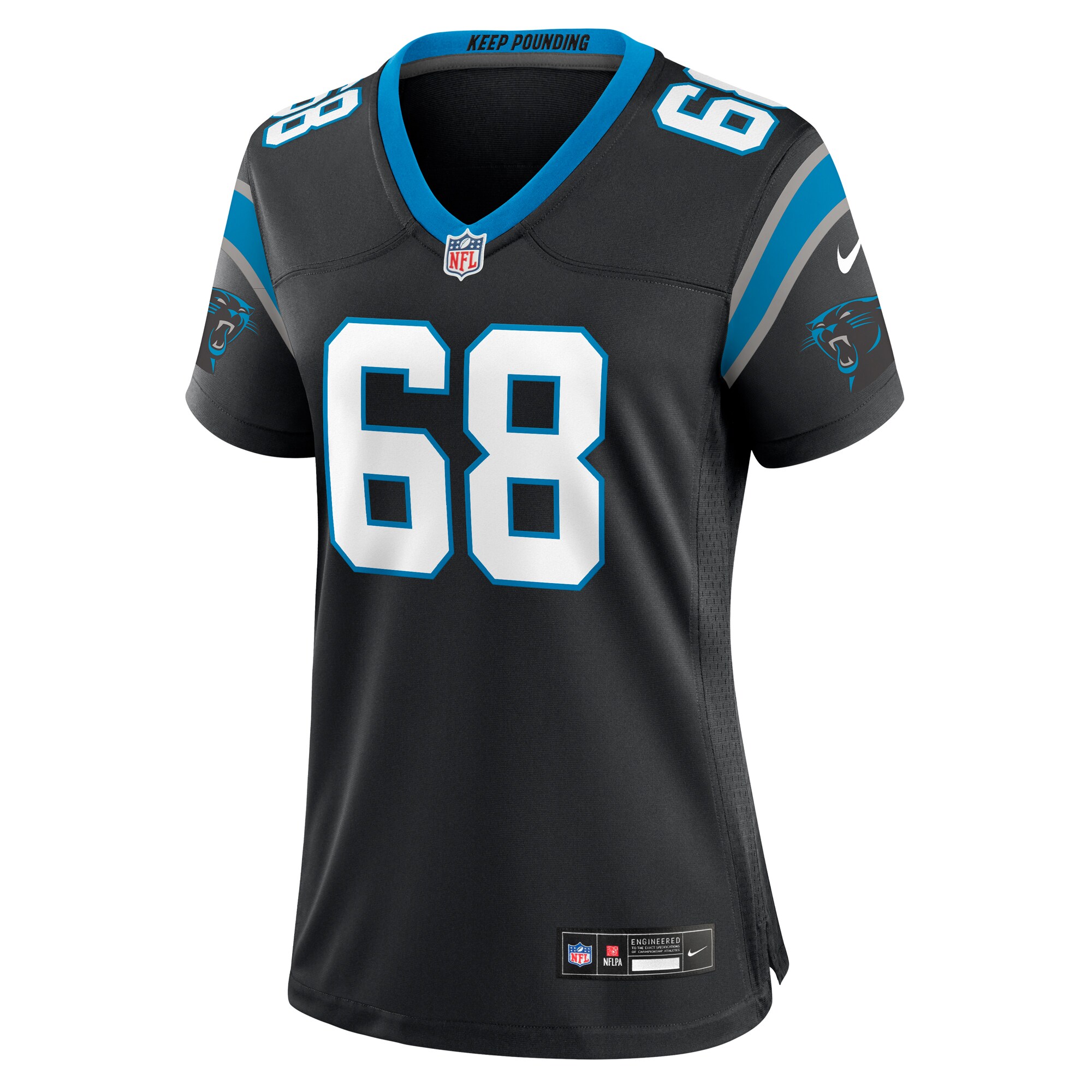 Damien Lewis Carolina Panthers Nike Women’s Game Jersey – Black Clowdercats