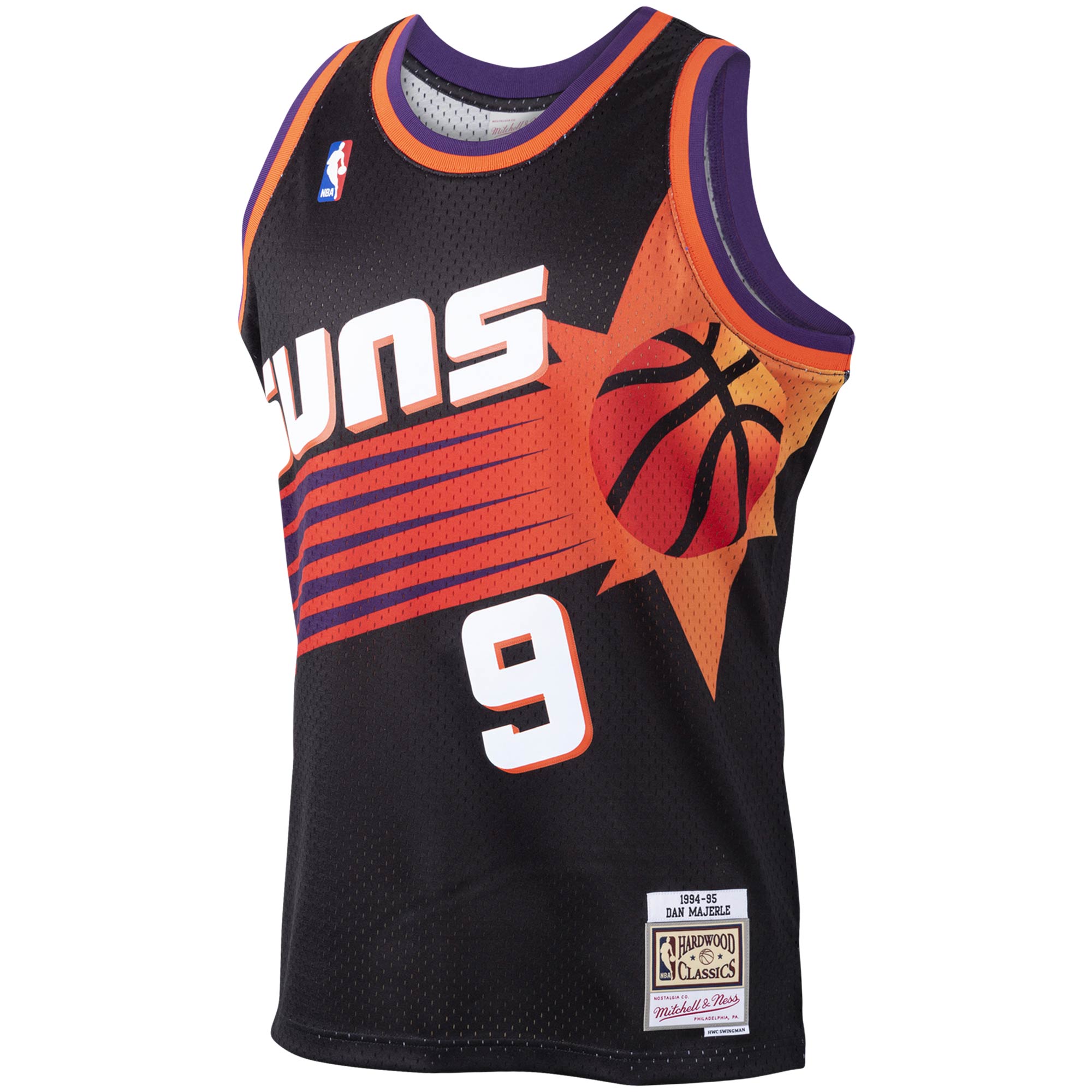 Dan Majerle Phoenix Suns Mitchell & Ness 1994/95 Hardwood Classics Swingman Jersey – Black Clowdercats