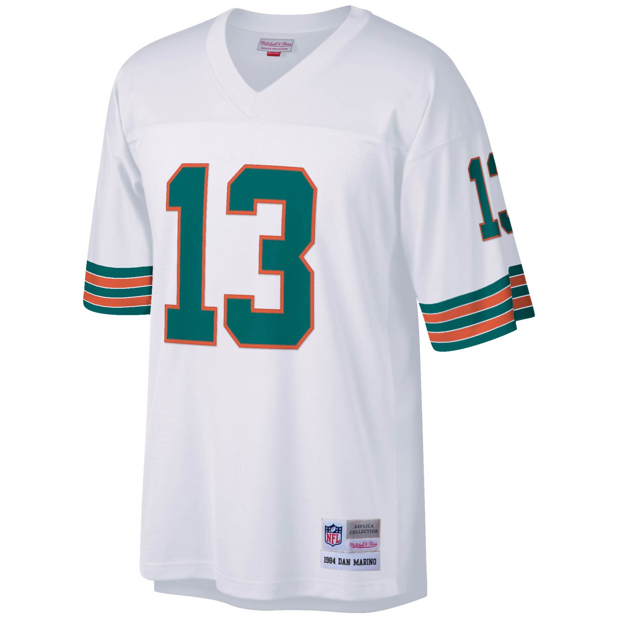 Dan Marino Miami Dolphins Mitchell & Ness Big & Tall 1984 Retired Player Replica Jersey – White Clowdercats