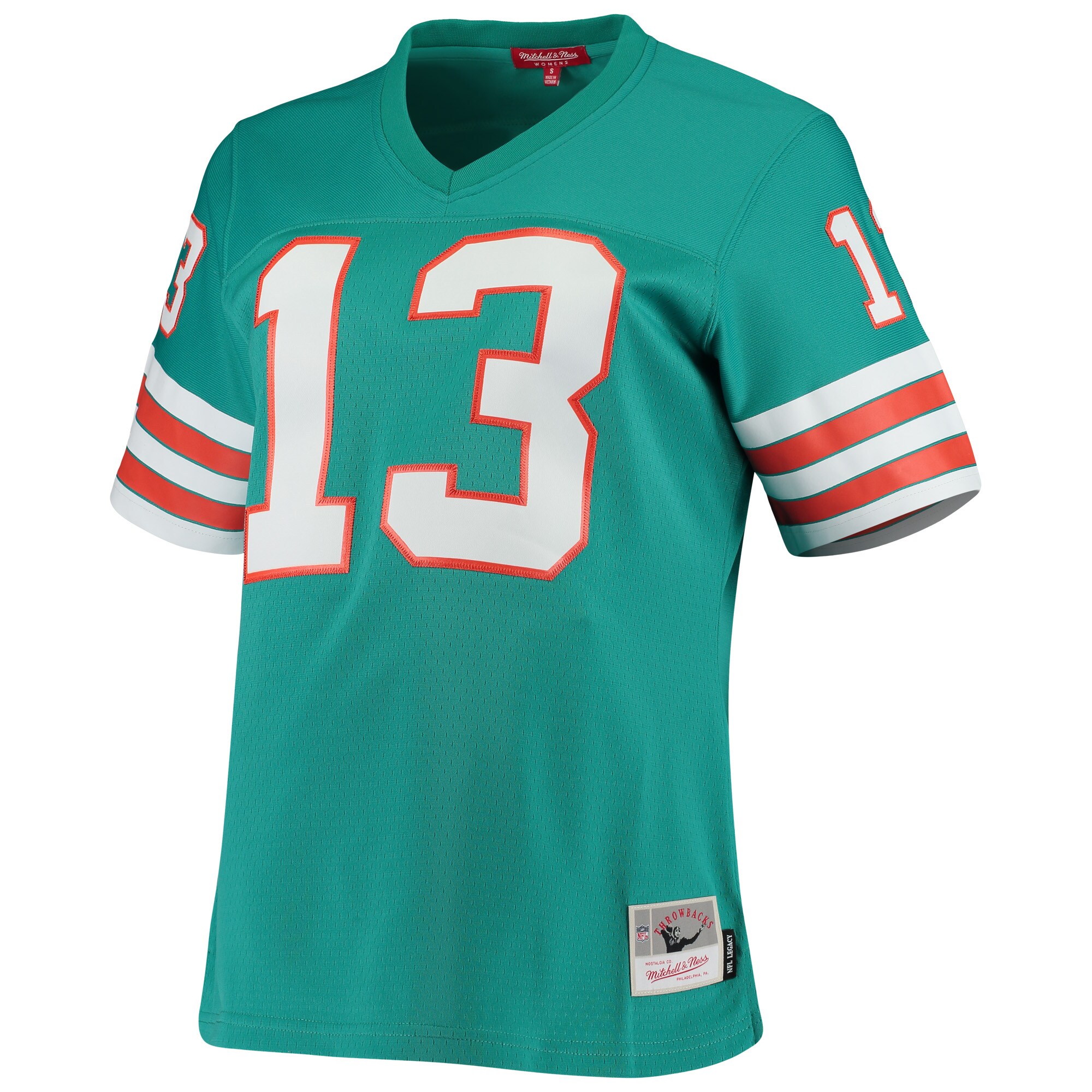 Dan Marino Miami Dolphins Mitchell & Ness Women’s 1984 Legacy Replica Jersey – Aqua Clowdercats