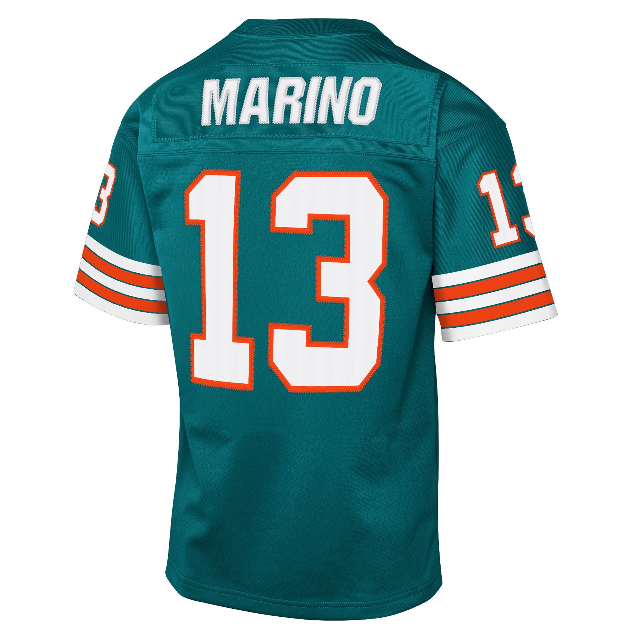 Dan Marino Miami Dolphins Mitchell & Ness Youth 1984 Throwback Fashion Jersey – Aqua Clowdercats