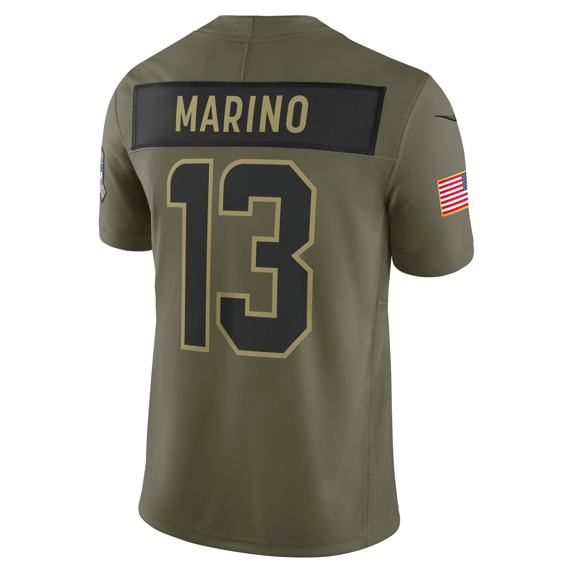Dan Marino Miami Dolphins Nike 2025 Salute to Service Retired Limited Jersey – Olive Clowdercats