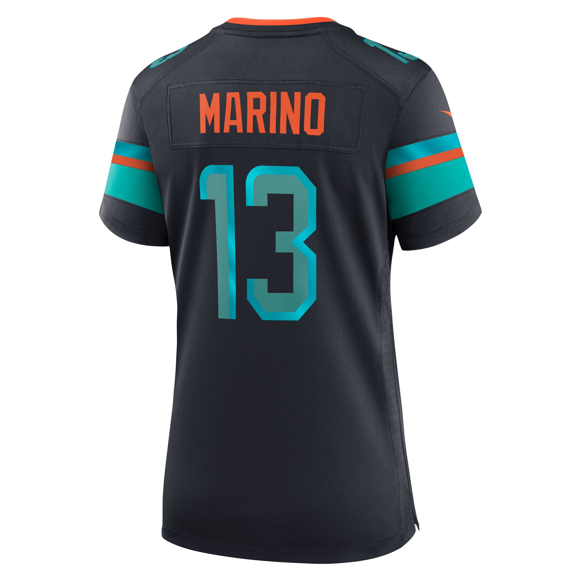 Dan Marino Miami Dolphins Nike Women’s 2025 Rivalries Collection Retired Player Game Jersey – Pitch Blue Clowdercats