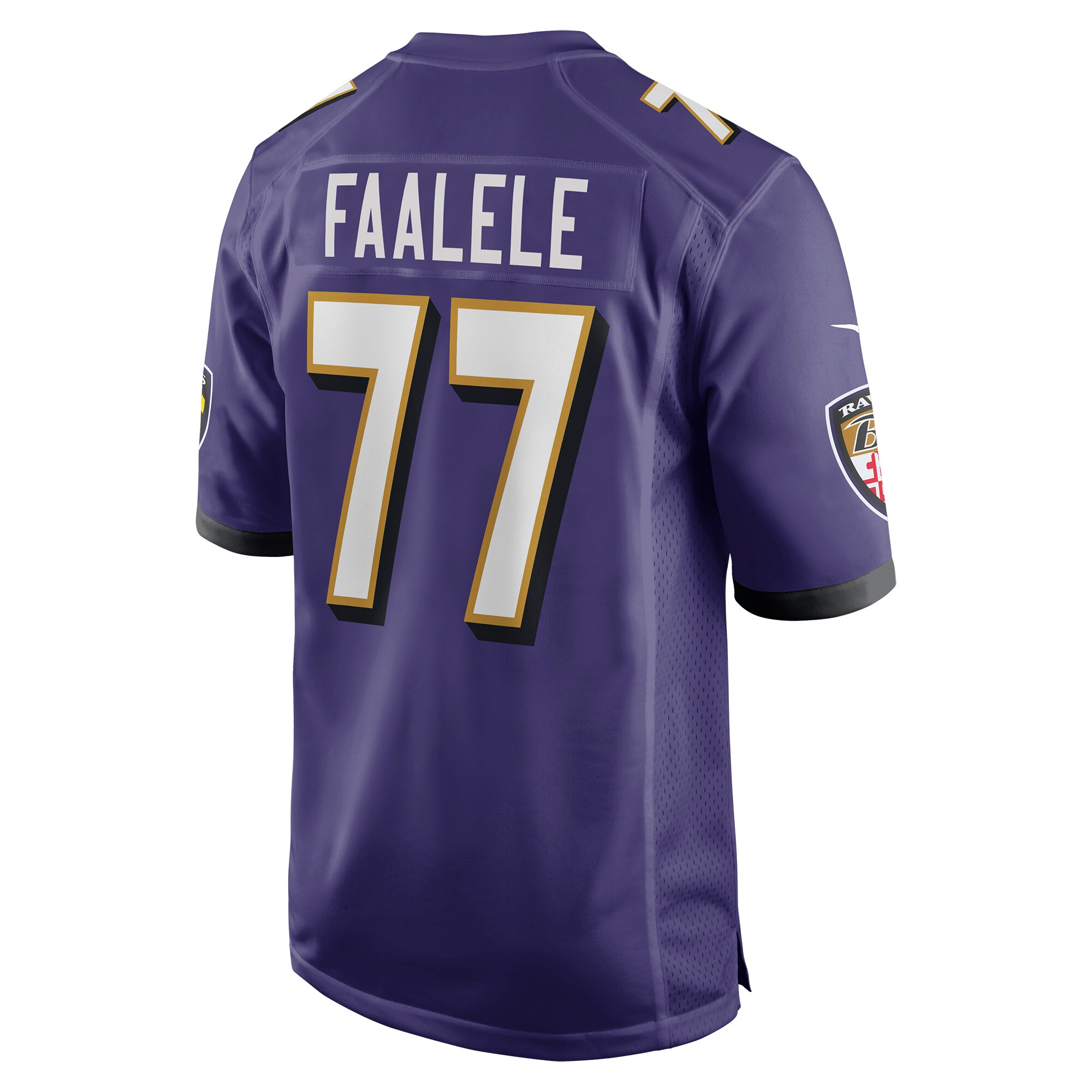 Daniel Faalele Baltimore Ravens Nike Player Game Jersey – Purple Clowdercats