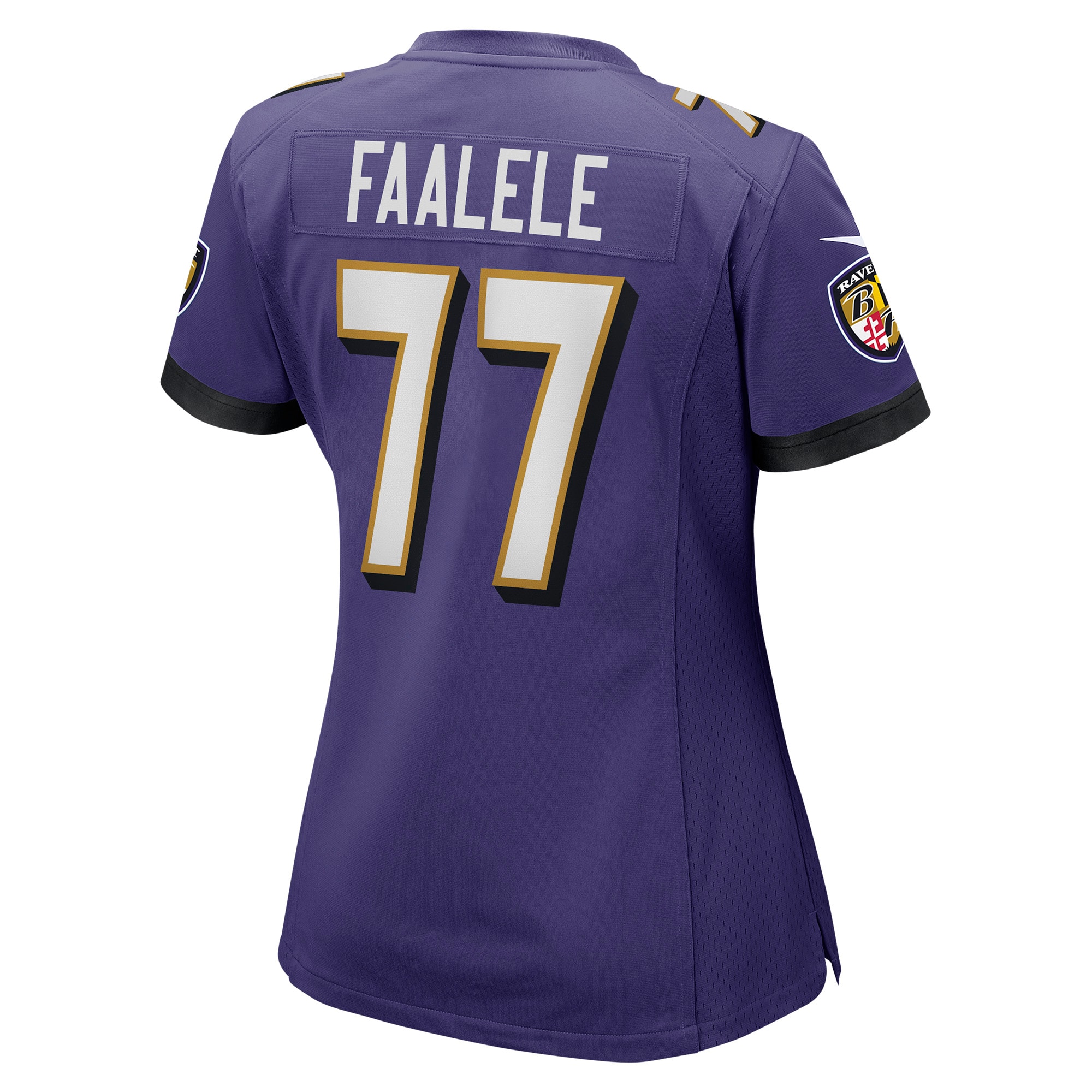 Daniel Faalele Baltimore Ravens Nike Women’s Player Game Jersey – Purple Clowdercats