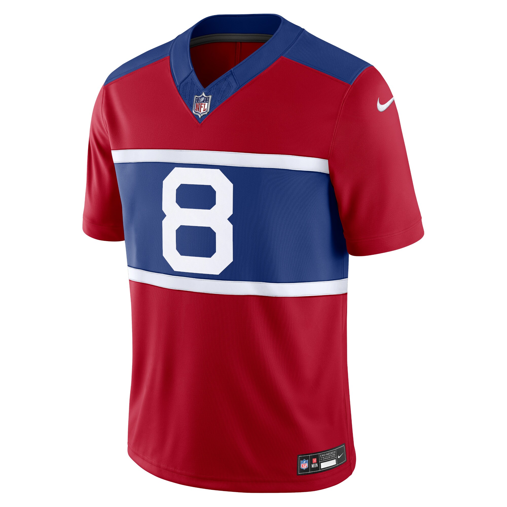 Daniel Jones New York Giants Nike Alternate Vapor F.U.S.E. Limited Jersey – Century Red Clowdercats