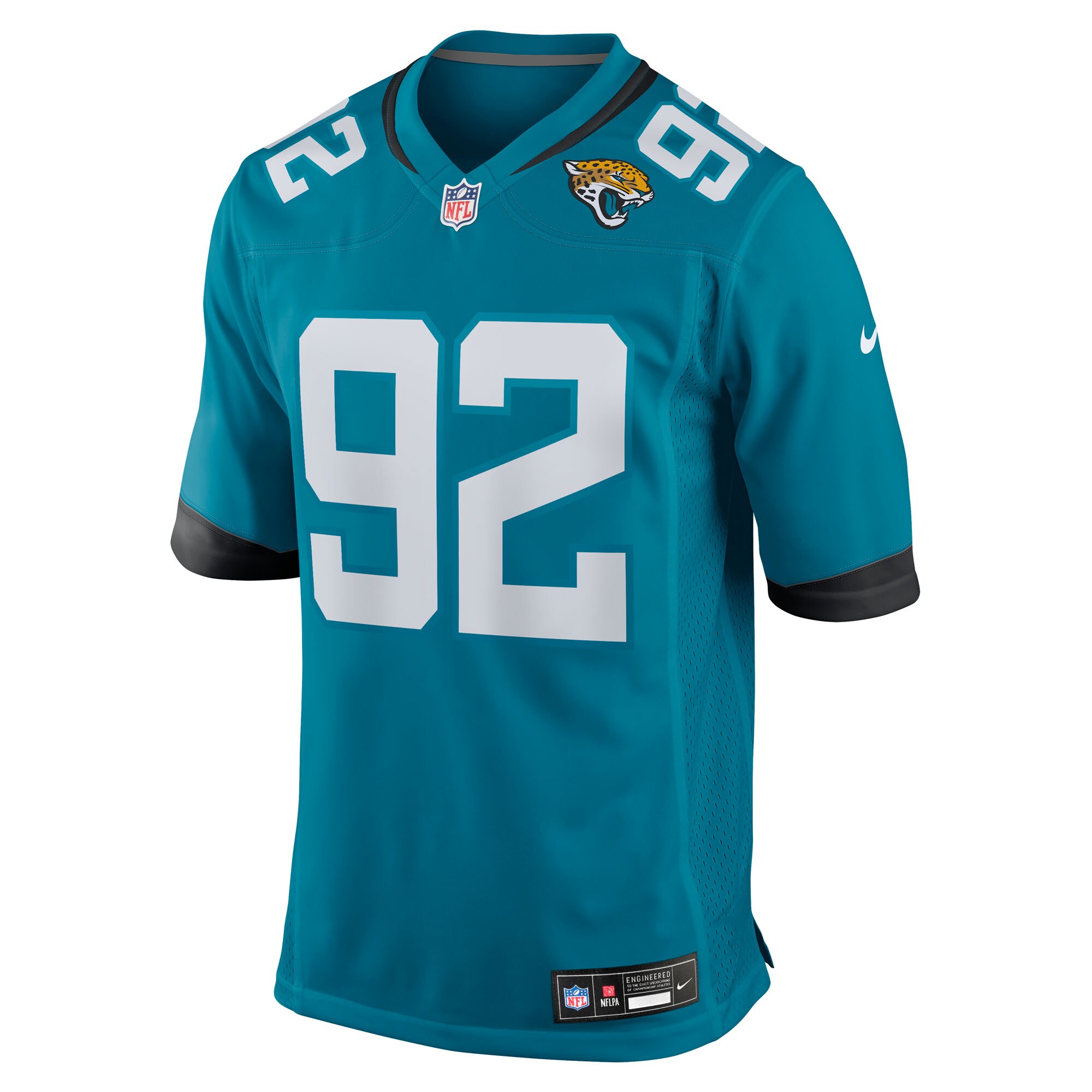 Danny Striggow Jacksonville Jaguars Nike Team Game Jersey – Teal Clowdercats