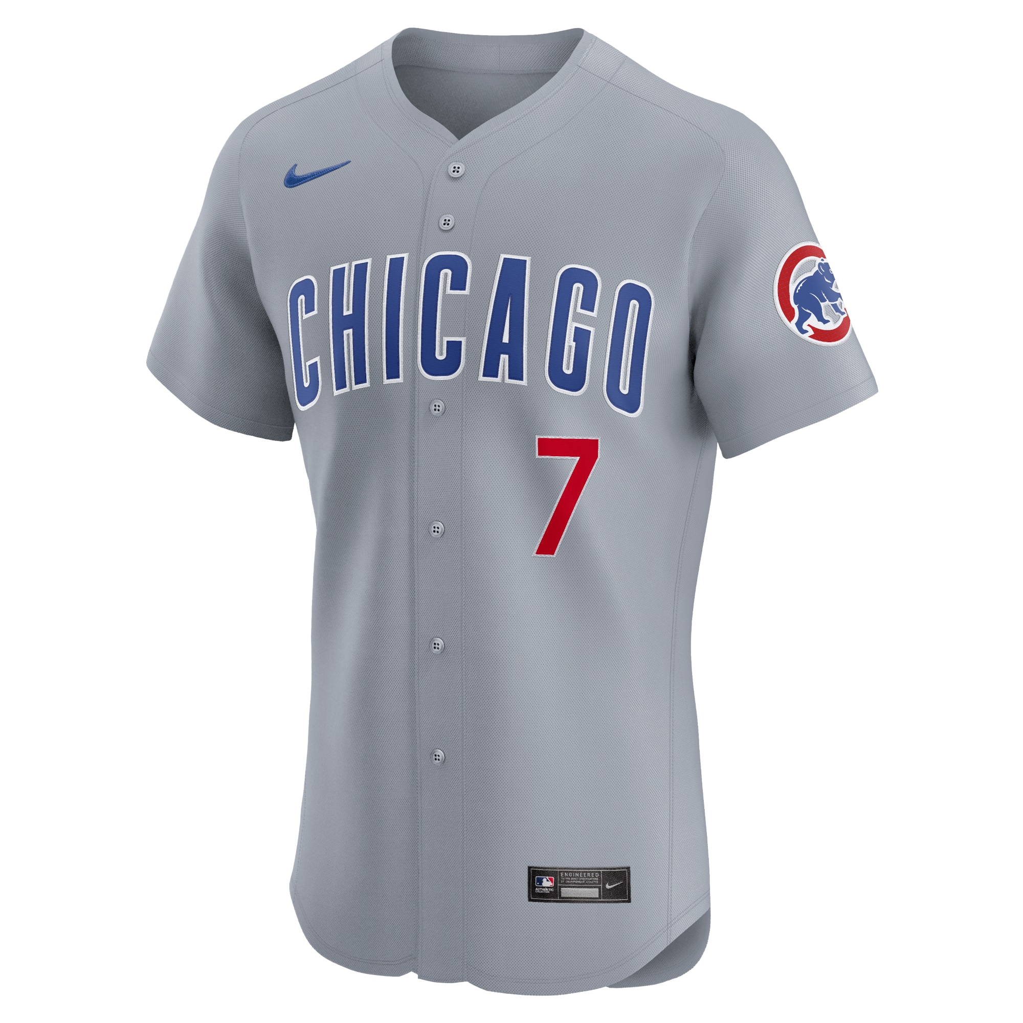 Dansby Swanson Chicago Cubs Nike Road Elite Player Jersey – Gray