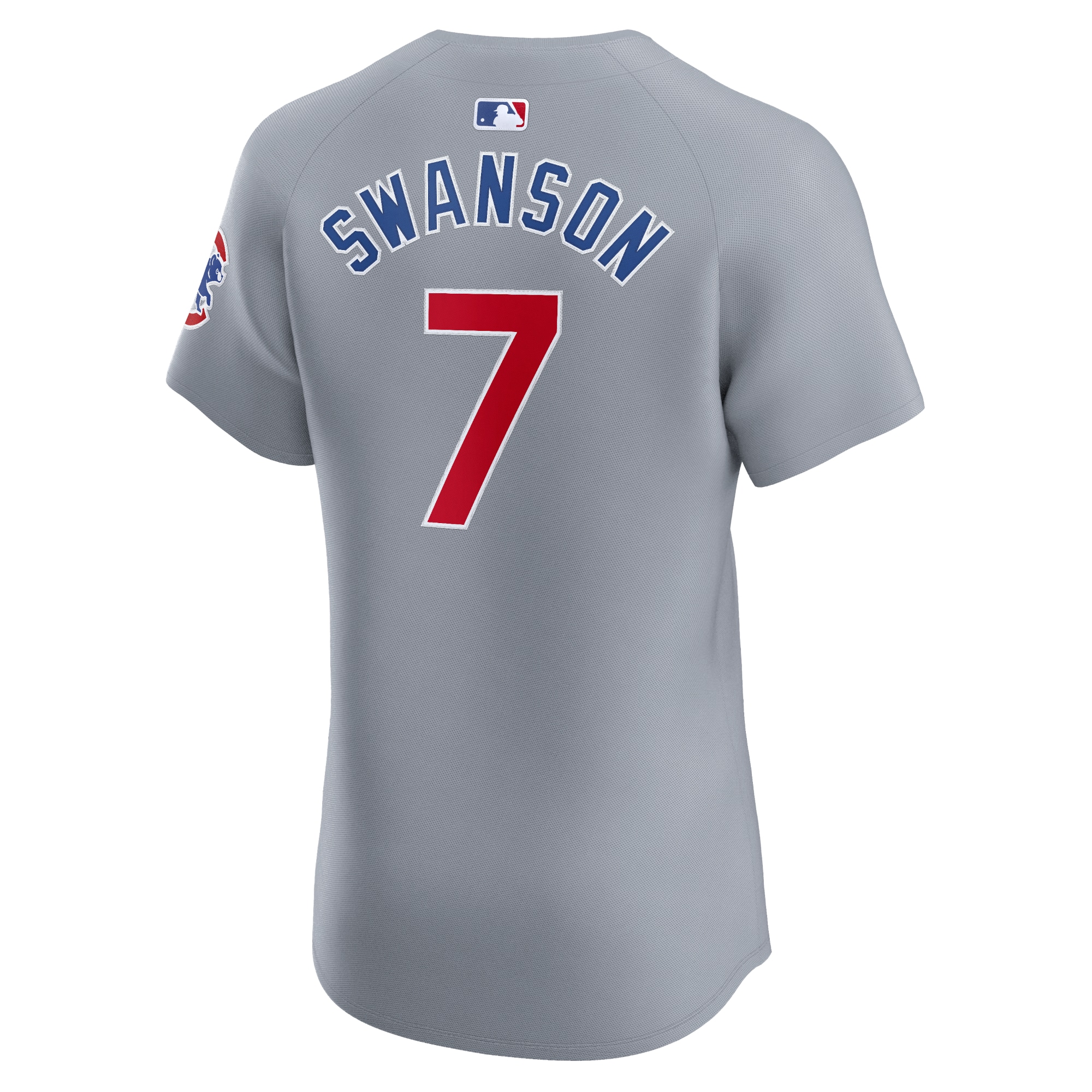 Dansby Swanson Chicago Cubs Nike Road Elite Player Jersey – Gray