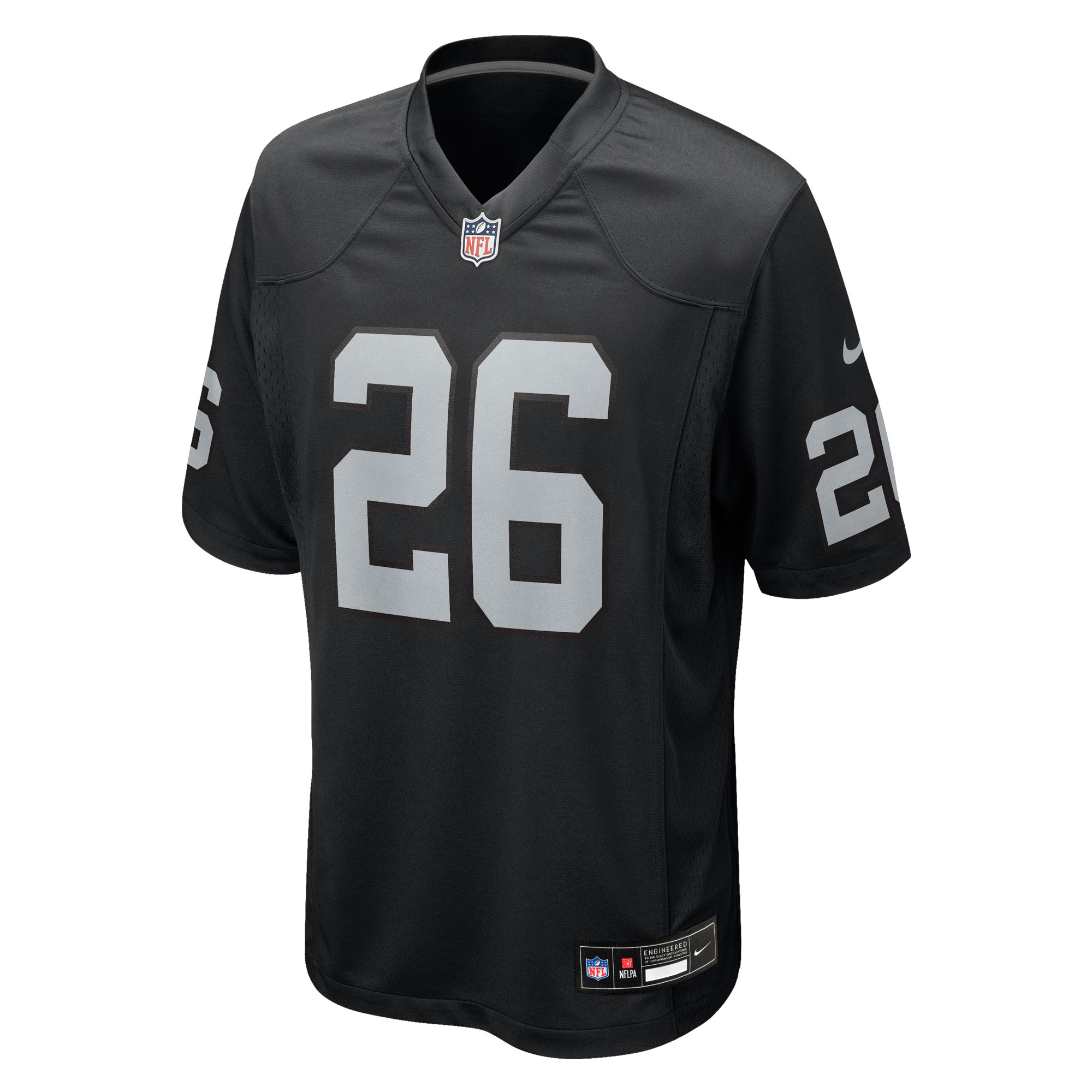 Darien Porter Las Vegas Raiders Nike Team Game Jersey – Black Clowdercats