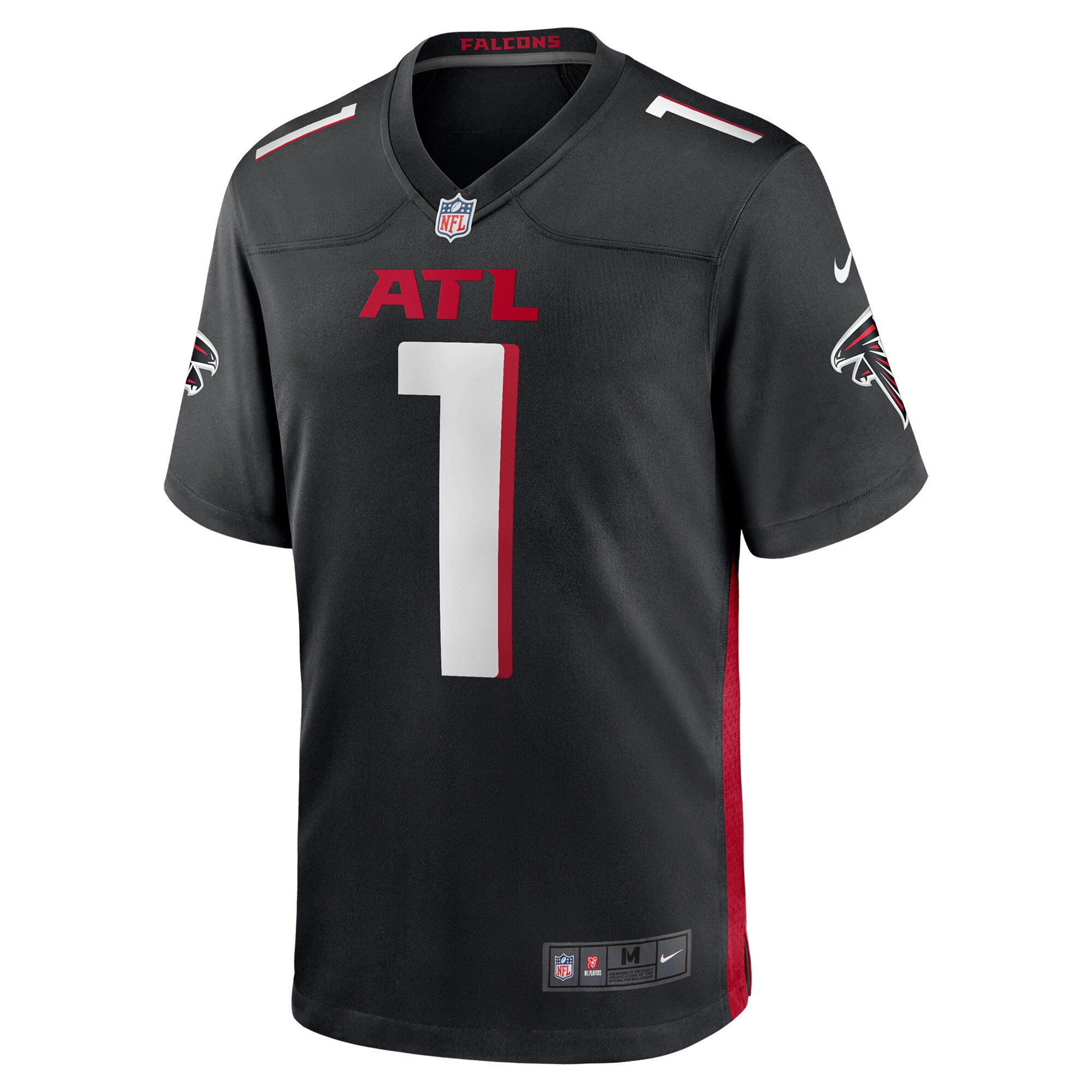 Darnell Mooney Atlanta Falcons Nike Team Game Jersey – Black Clowdercats