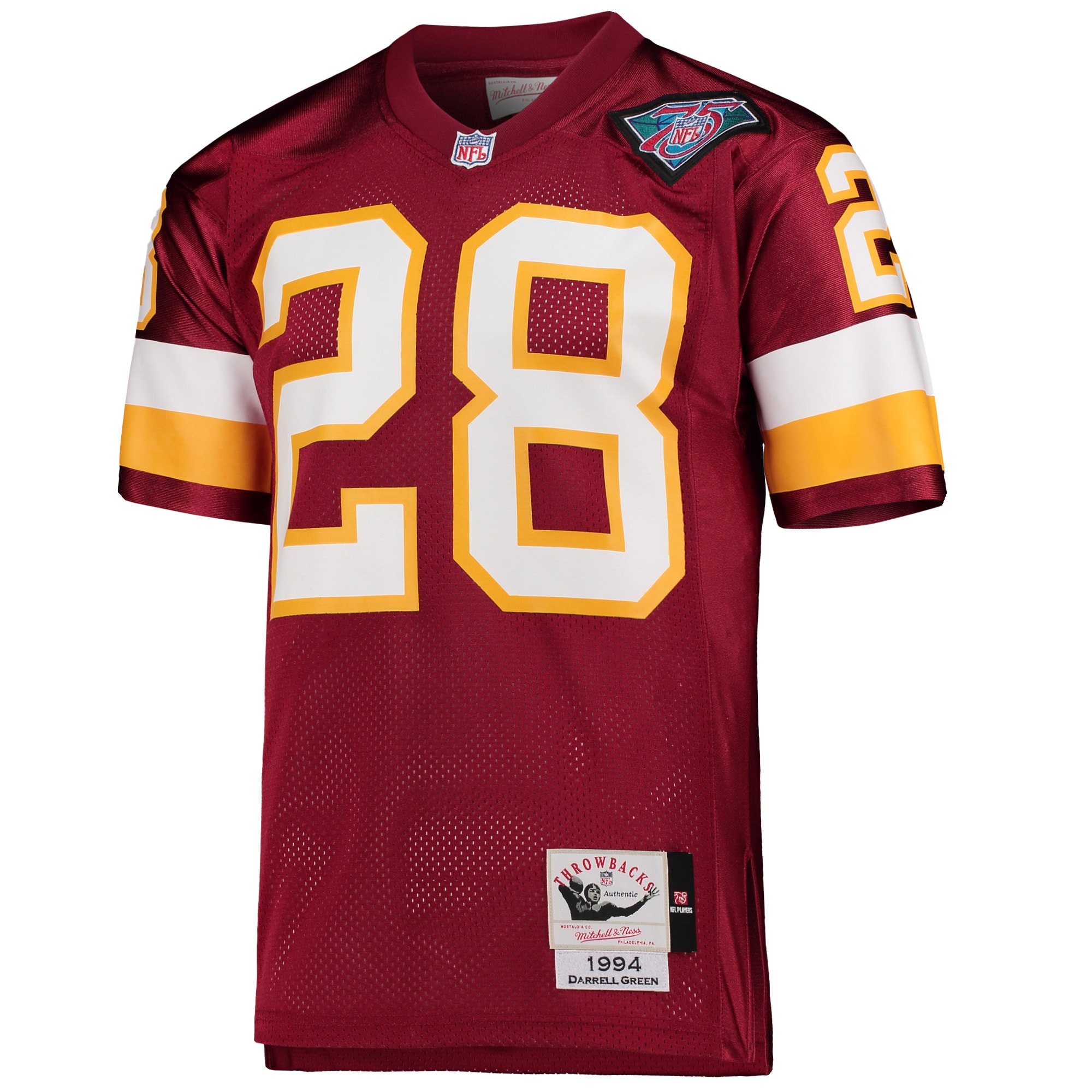 Darrell Green Washington Football Team 1994 Mitchell & Ness Authentic Throwback Retired Player Jersey – Burgundy Clowdercats