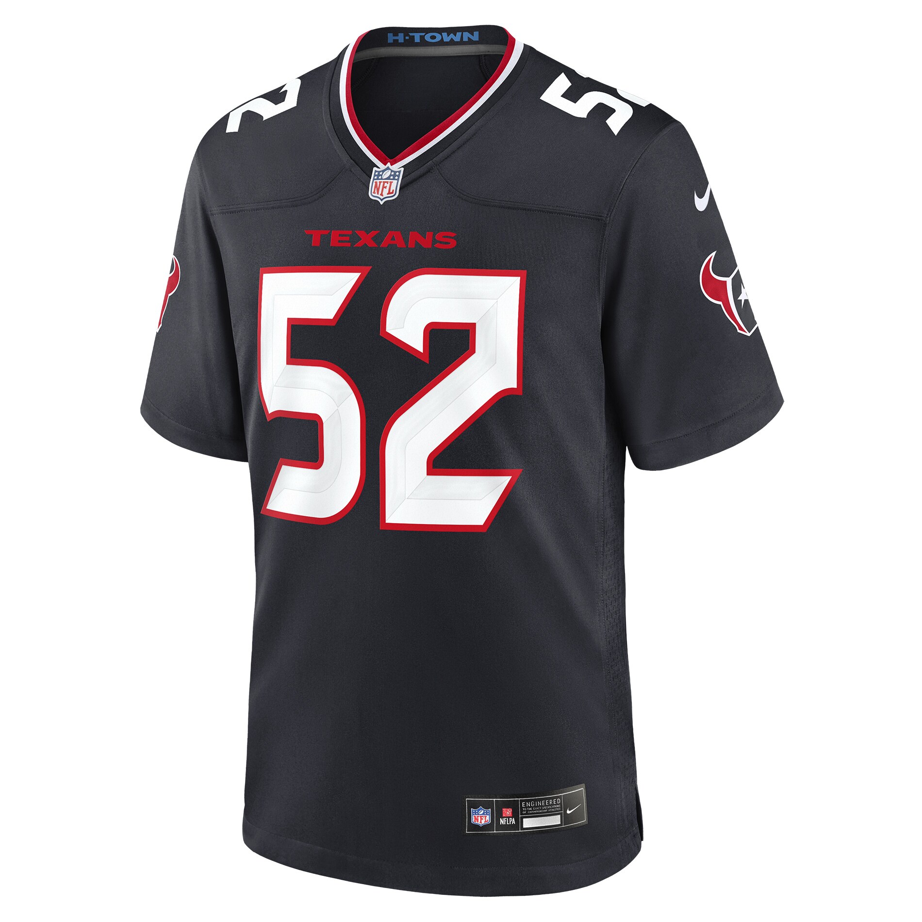 Darrell Taylor Houston Texans Nike Team Game Jersey – Navy Clowdercats