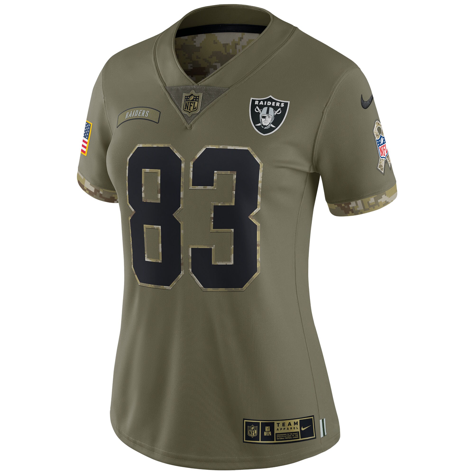 Darren Waller Las Vegas Raiders Nike Women’s Salute To Service Limited Jersey – Olive Clowdercats