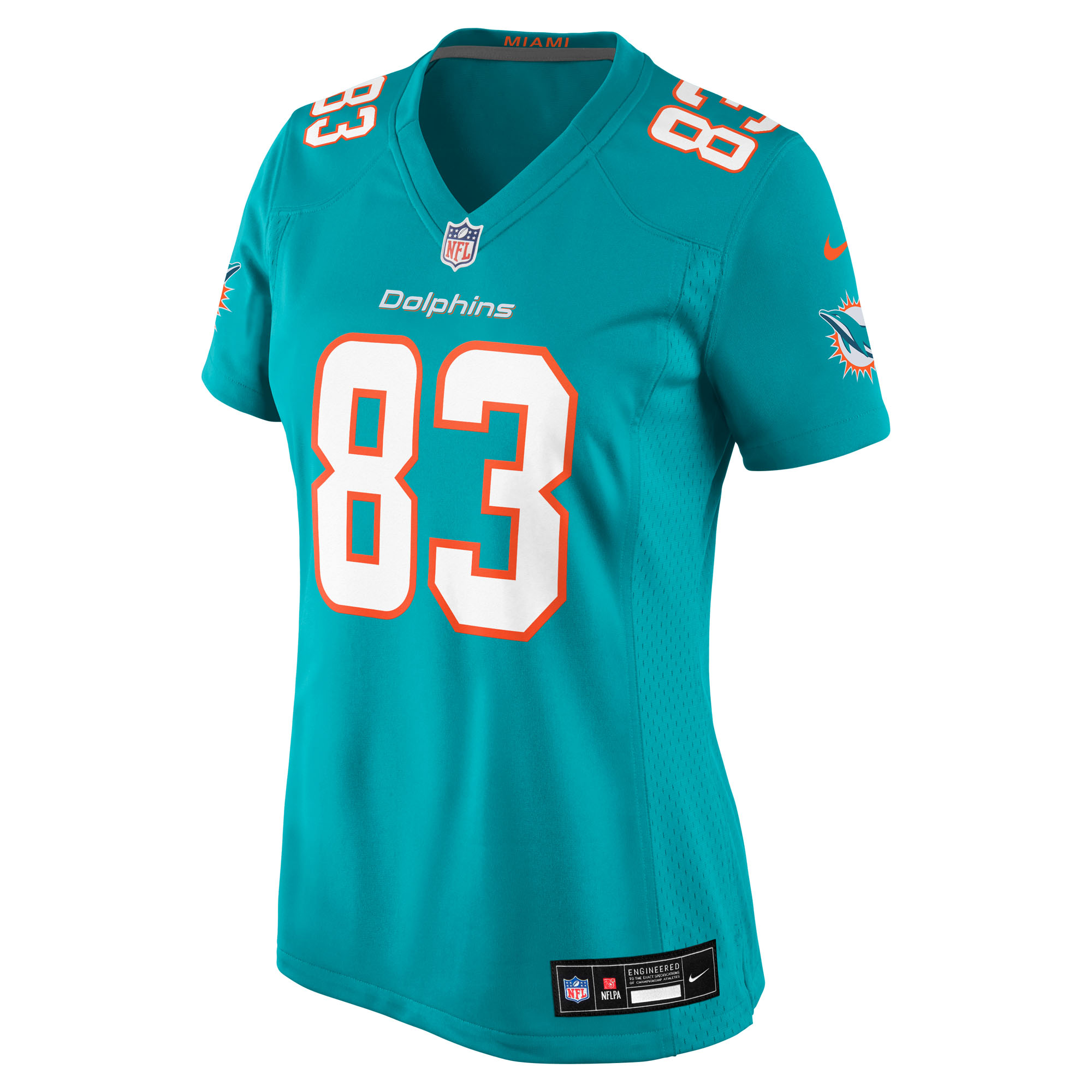 Darren Waller Miami Dolphins Nike Women’s Team Game Jersey – Aqua Clowdercats