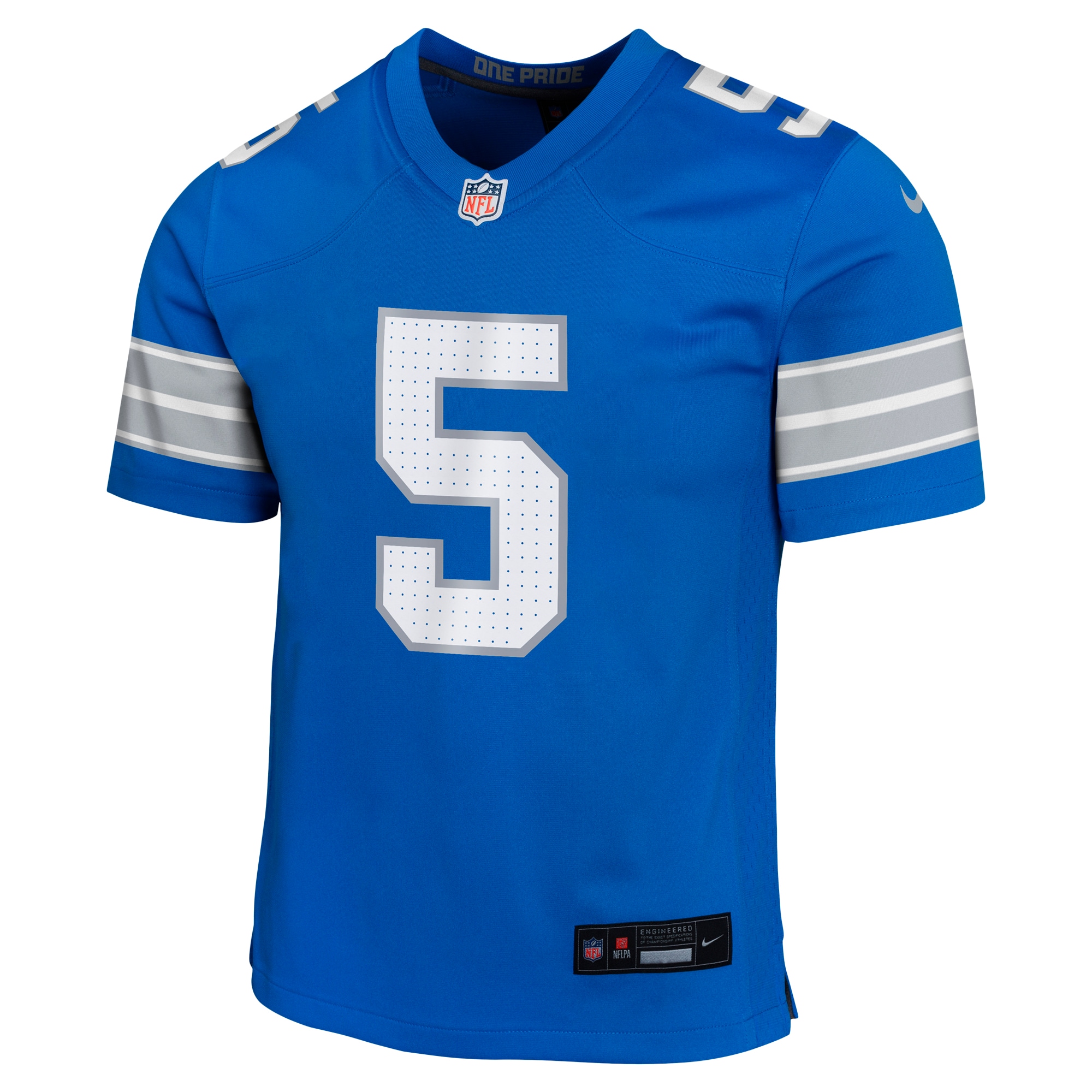 David Montgomery Detroit Lions Nike Youth Game Jersey – Blue Clowdercats