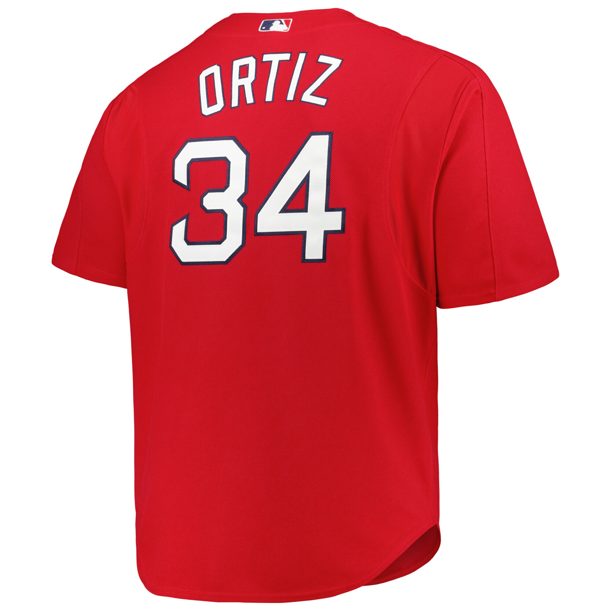 David Ortiz Boston Red Sox Mitchell & Ness Big & Tall Cooperstown Collection Batting Practice Replica Jersey – Red
