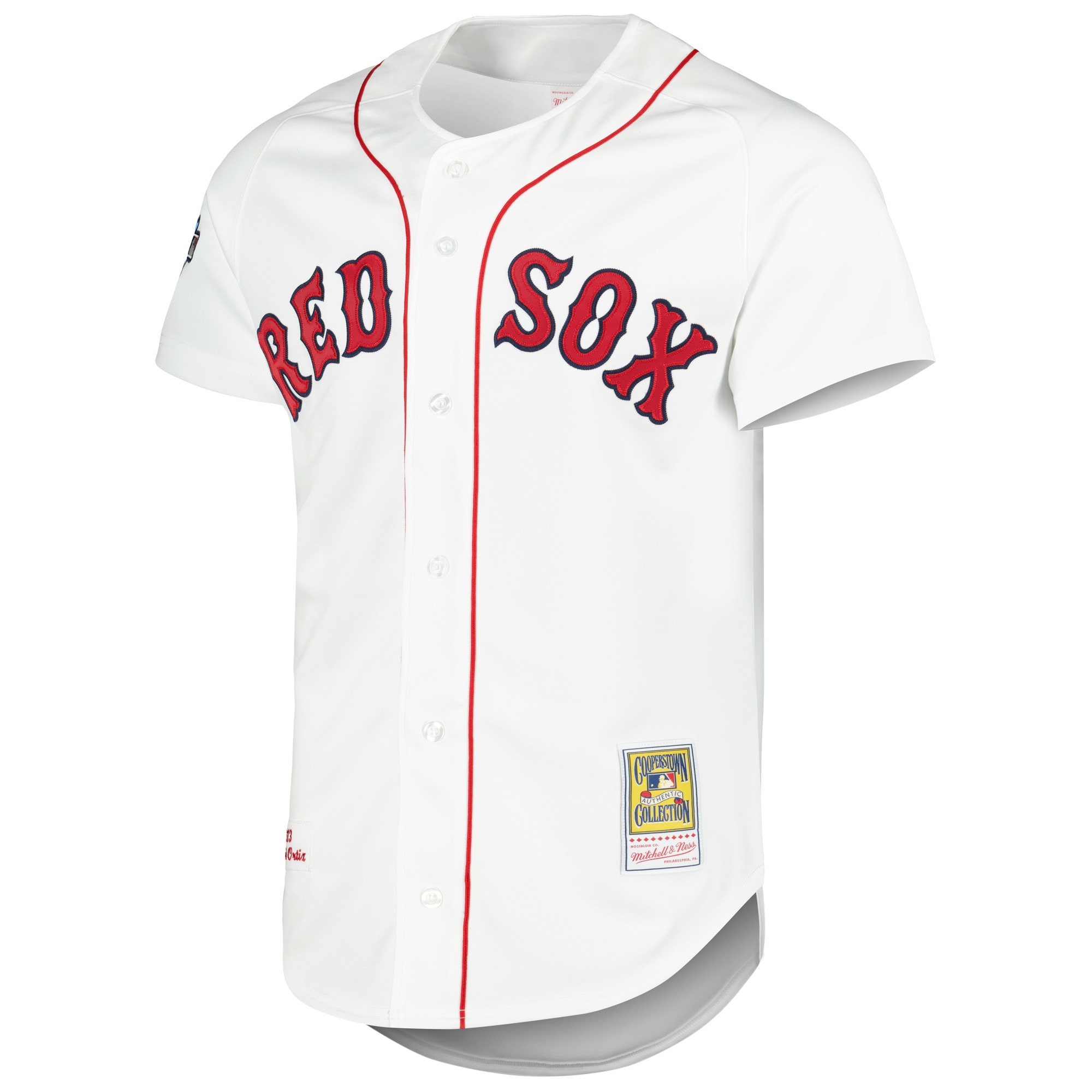 David Ortiz Boston Red Sox Mitchell & Ness Cooperstown Collection Authentic Jersey – White
