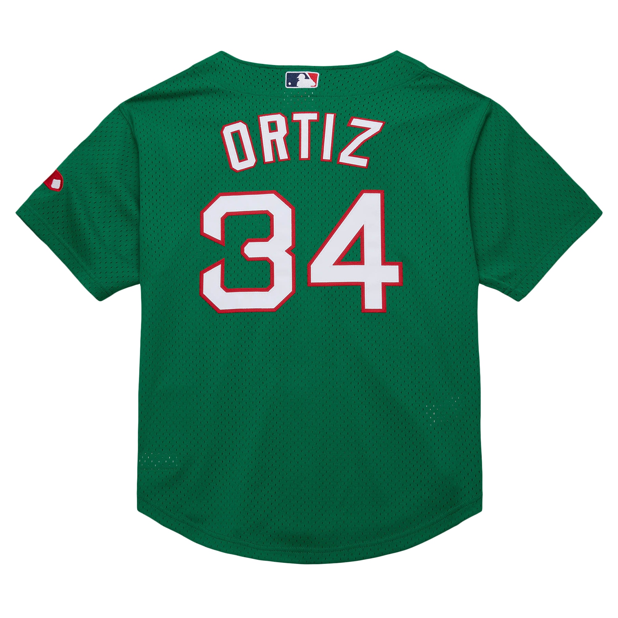 David Ortiz Boston Red Sox Mitchell & Ness Cooperstown Collection Mesh Batting Practice Jersey – Kelly Green