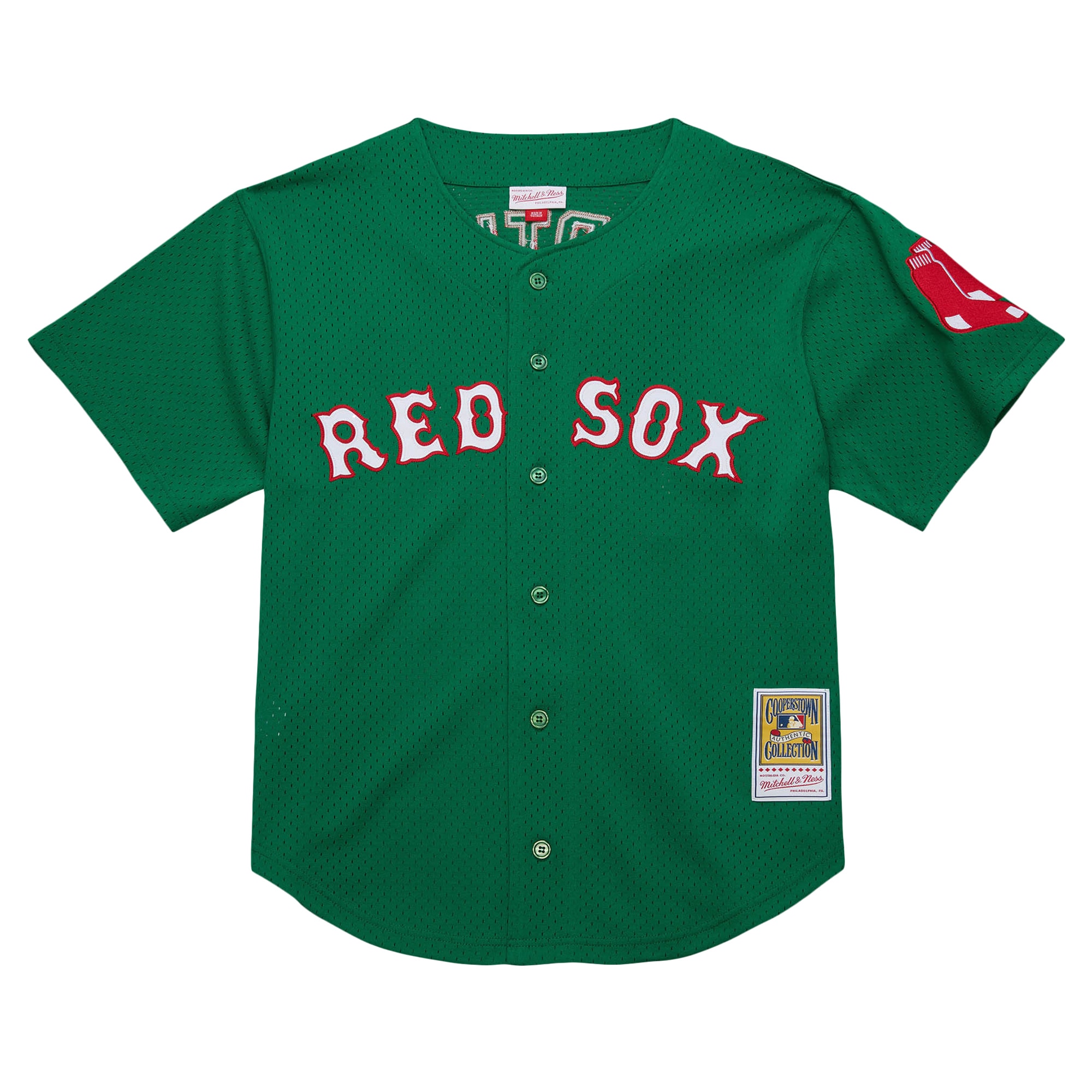 David Ortiz Boston Red Sox Mitchell & Ness Cooperstown Collection Mesh Batting Practice Jersey – Kelly Green