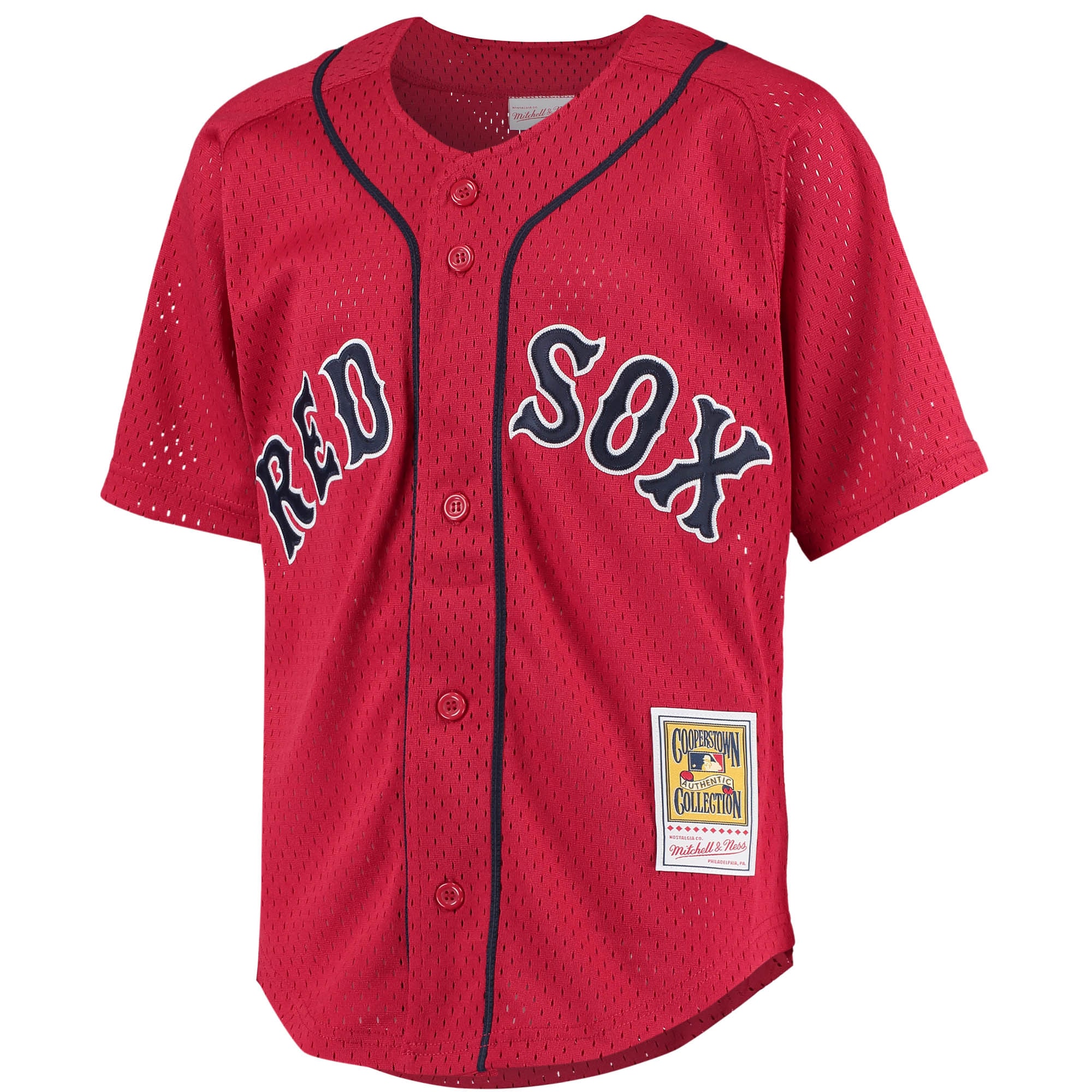David Ortiz Boston Red Sox Mitchell & Ness Youth Cooperstown Collection Batting Practice Jersey – Red