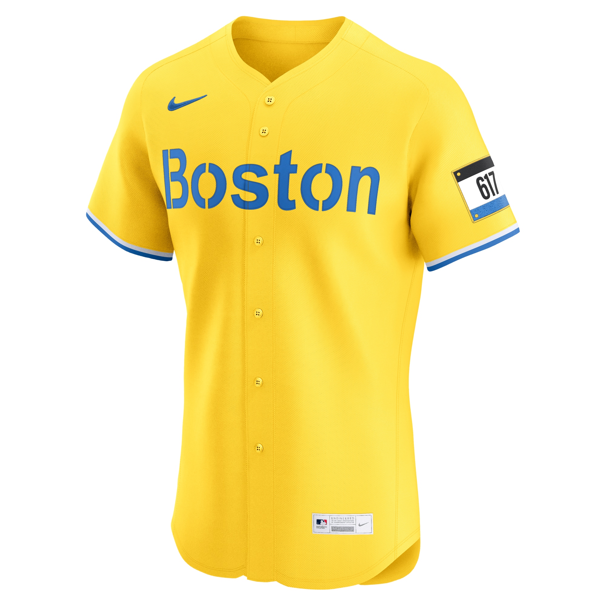 David Ortiz Boston Red Sox Nike City Connect Elite Jersey – Gold