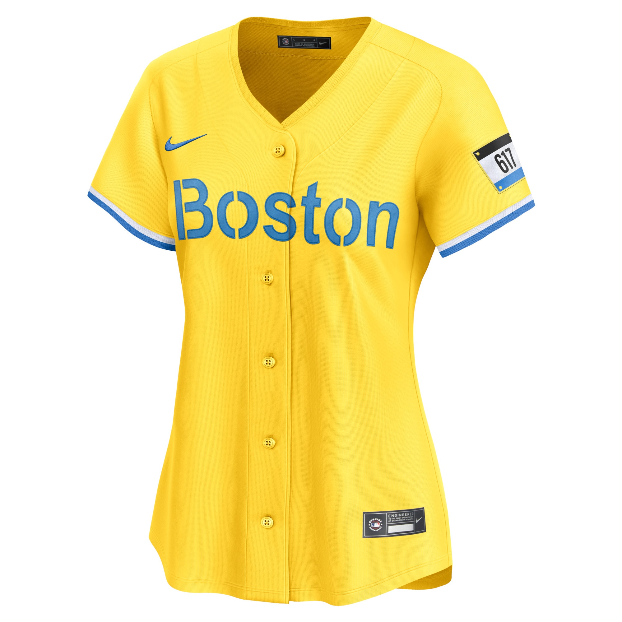 David Ortiz Boston Red Sox Nike Women’s City Connect Retired Player Jersey – Gold