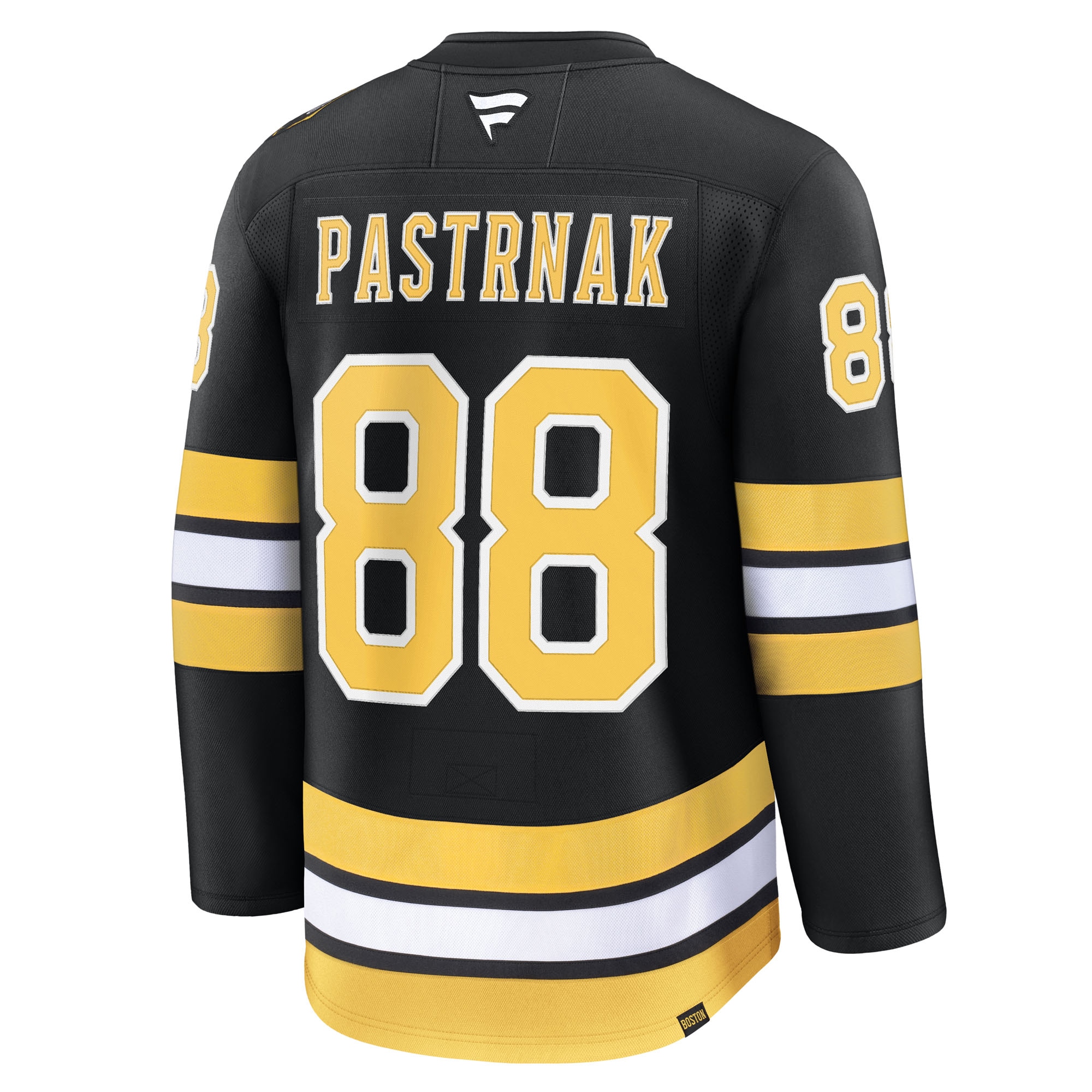 David Pastrnak Boston Bruins Fanatics Home Premium Player Jersey – Black Clowdercats