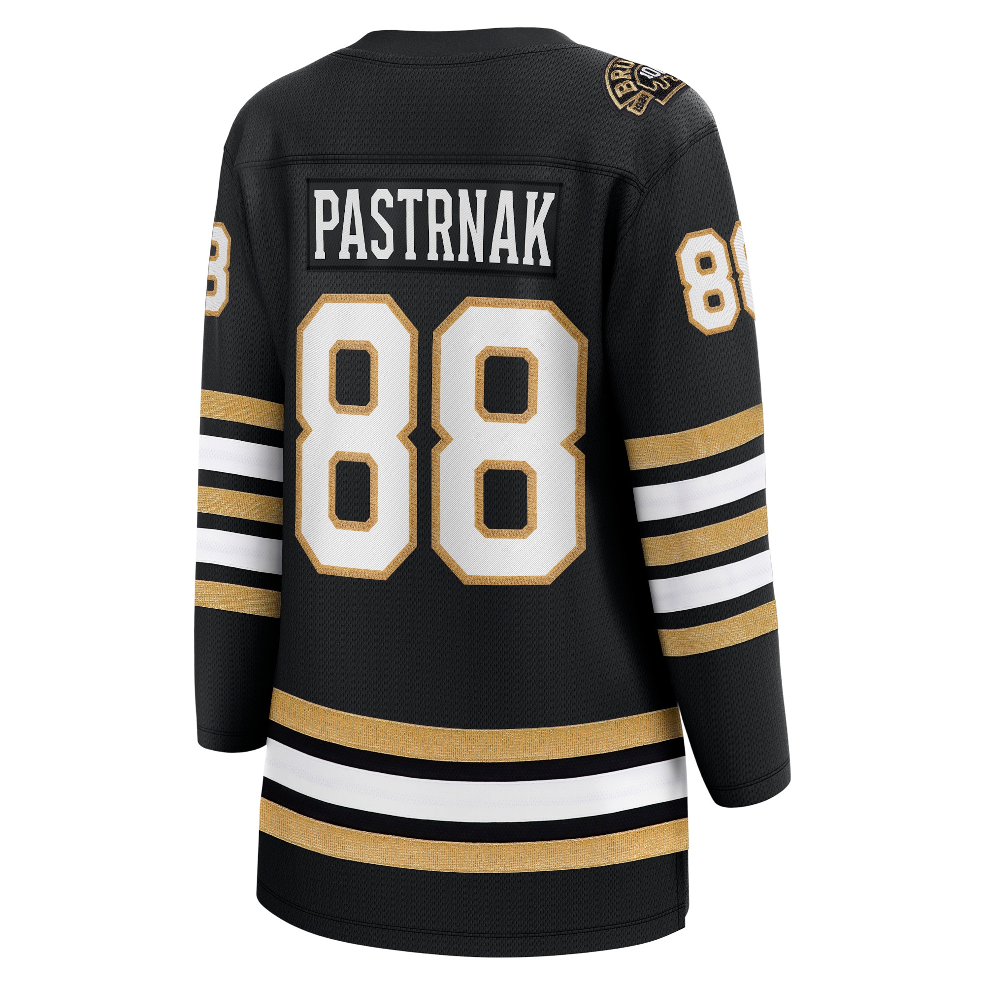 David Pastrnak Boston Bruins Fanatics Women’s 100th Anniversary Breakaway Jersey – Black Clowdercats